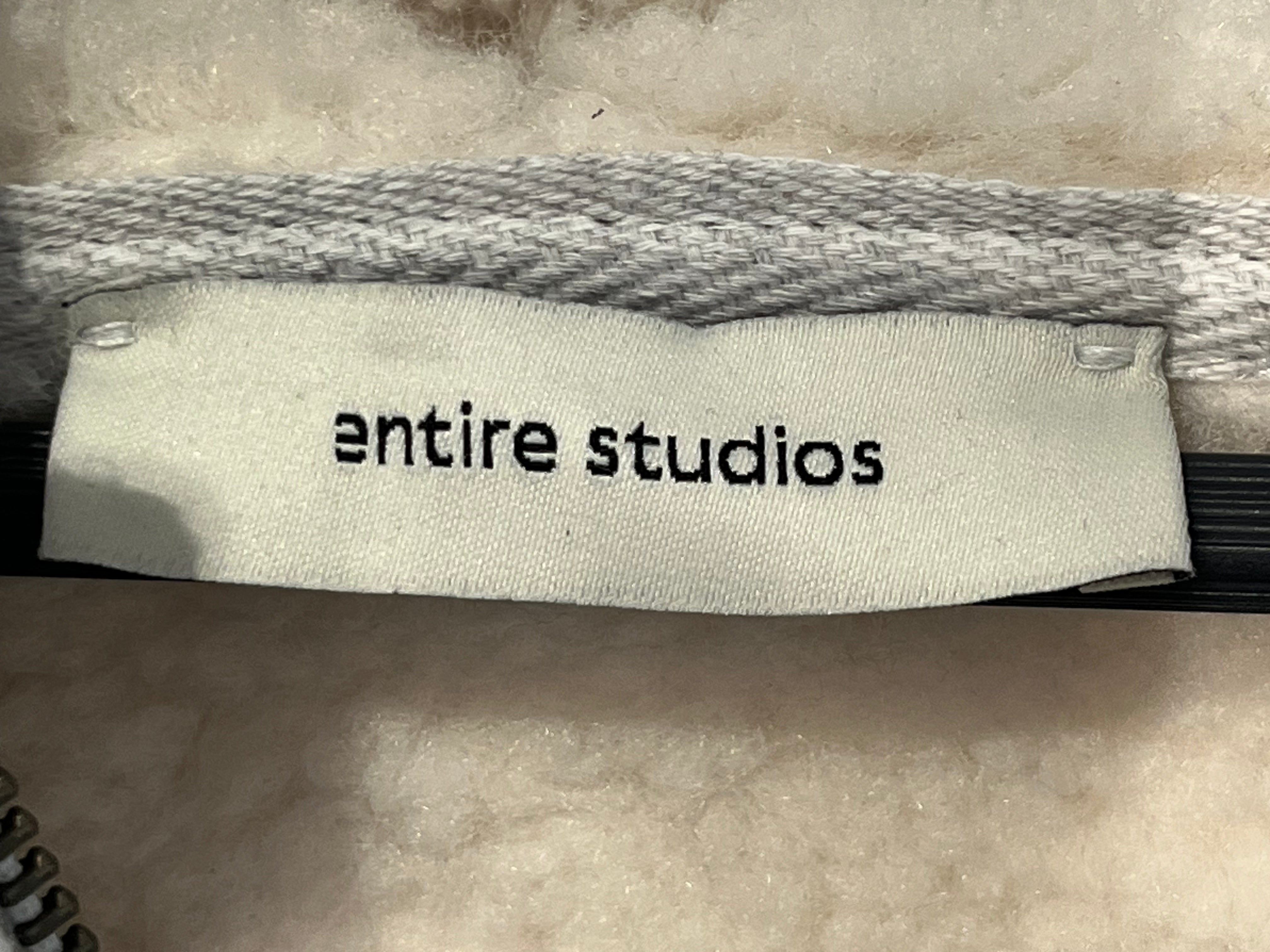 entire studios/Zip Up Hoodie/L/Cotton/GRY/fleece lining view 3
