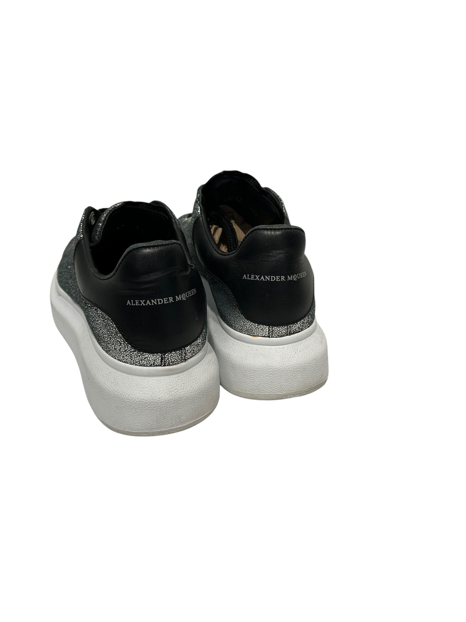 Alexander McQueen/Low-Sneakers/EU 37.5/Glitter/SLV/ view 1