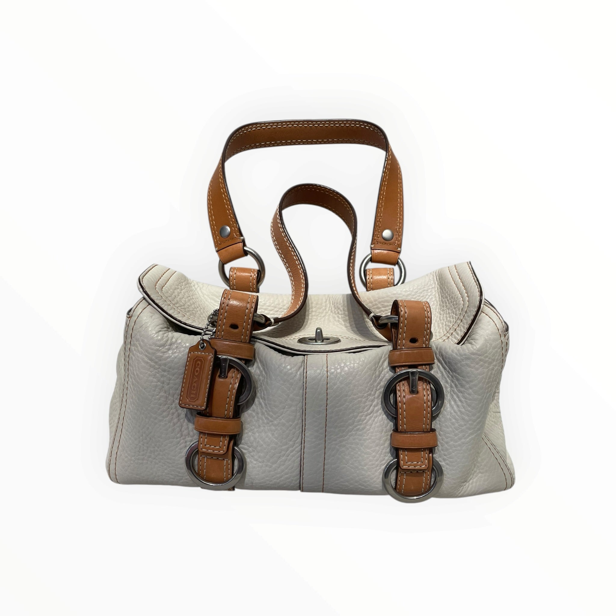 COACH/Hand Bag/Leather/CRM/Chelsea F12334 view 1