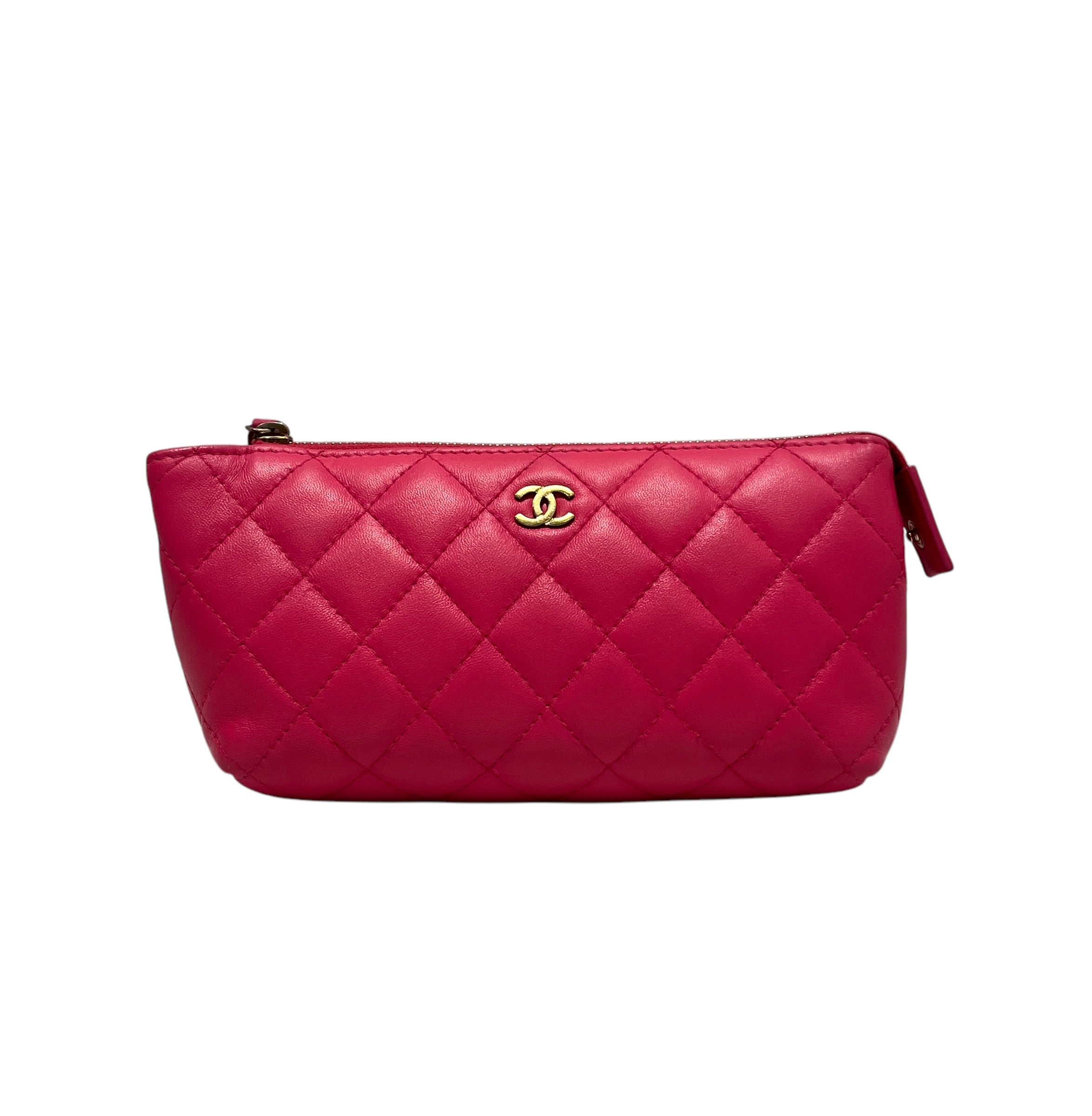 CHANEL/Pouch/Leather/PNK/COSMETICS POUCH view 1
