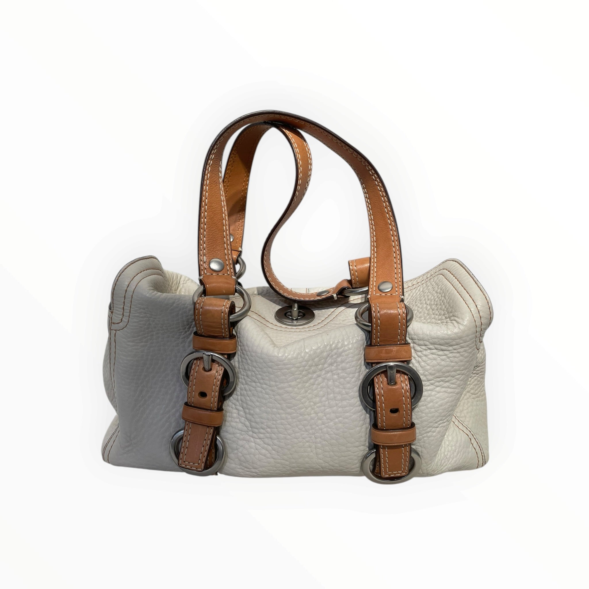 COACH/Hand Bag/Leather/CRM/Chelsea F12334 view 2