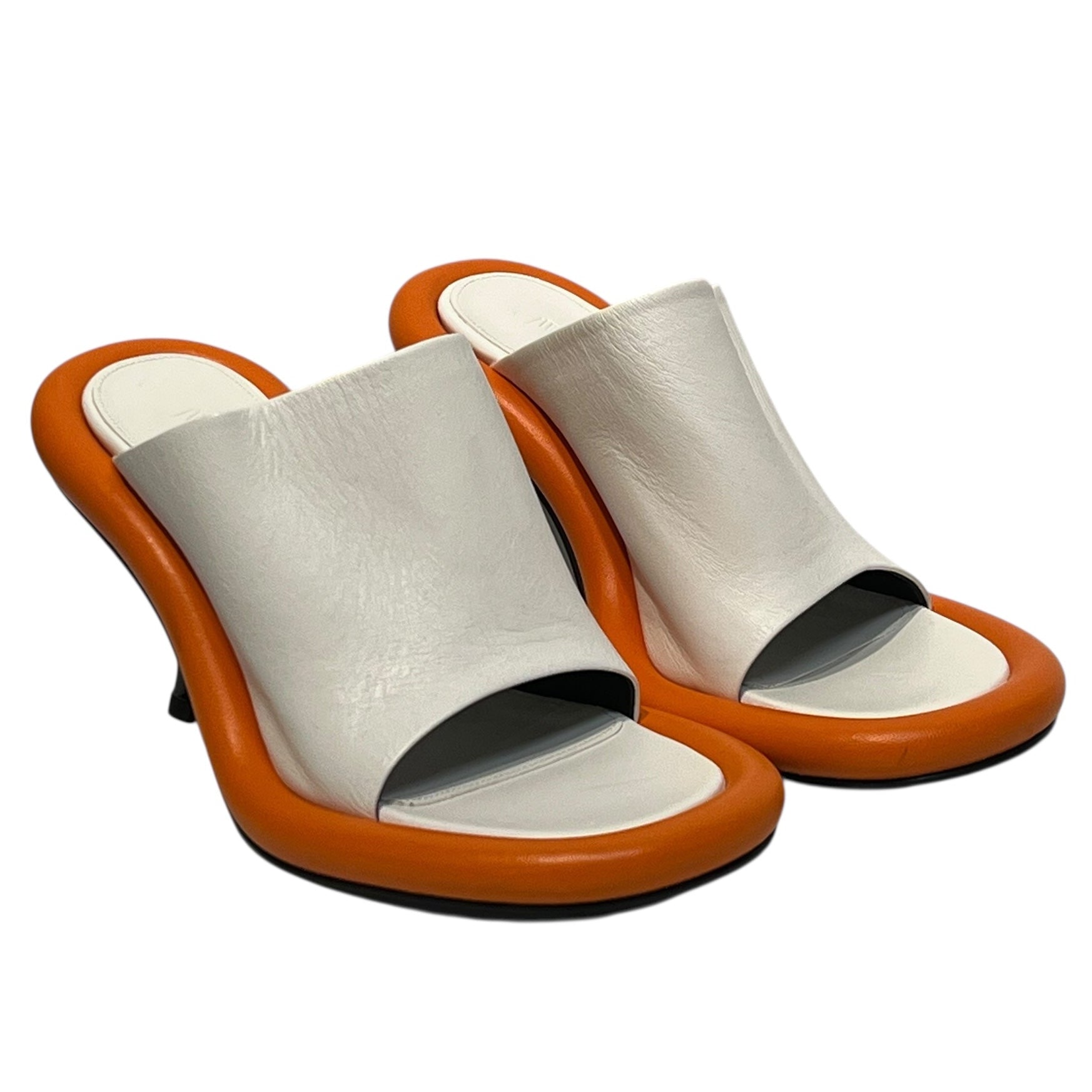 JW ANDERSON(J.W.ANDERSON)/Heels/US 7/WHT/Bumper shoes orange view 1