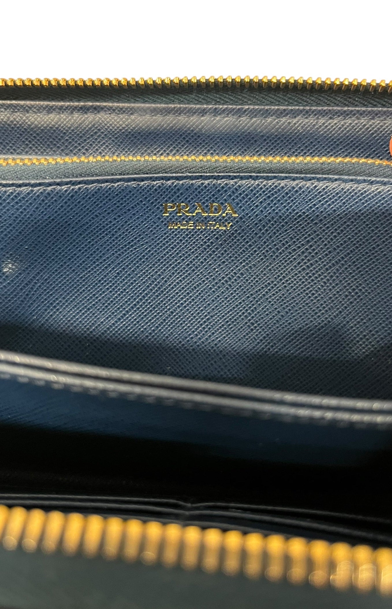 PRADA/Wallet/Leather/NVY/L's/CONTINENTAL SAFFIANO WALLET view 4