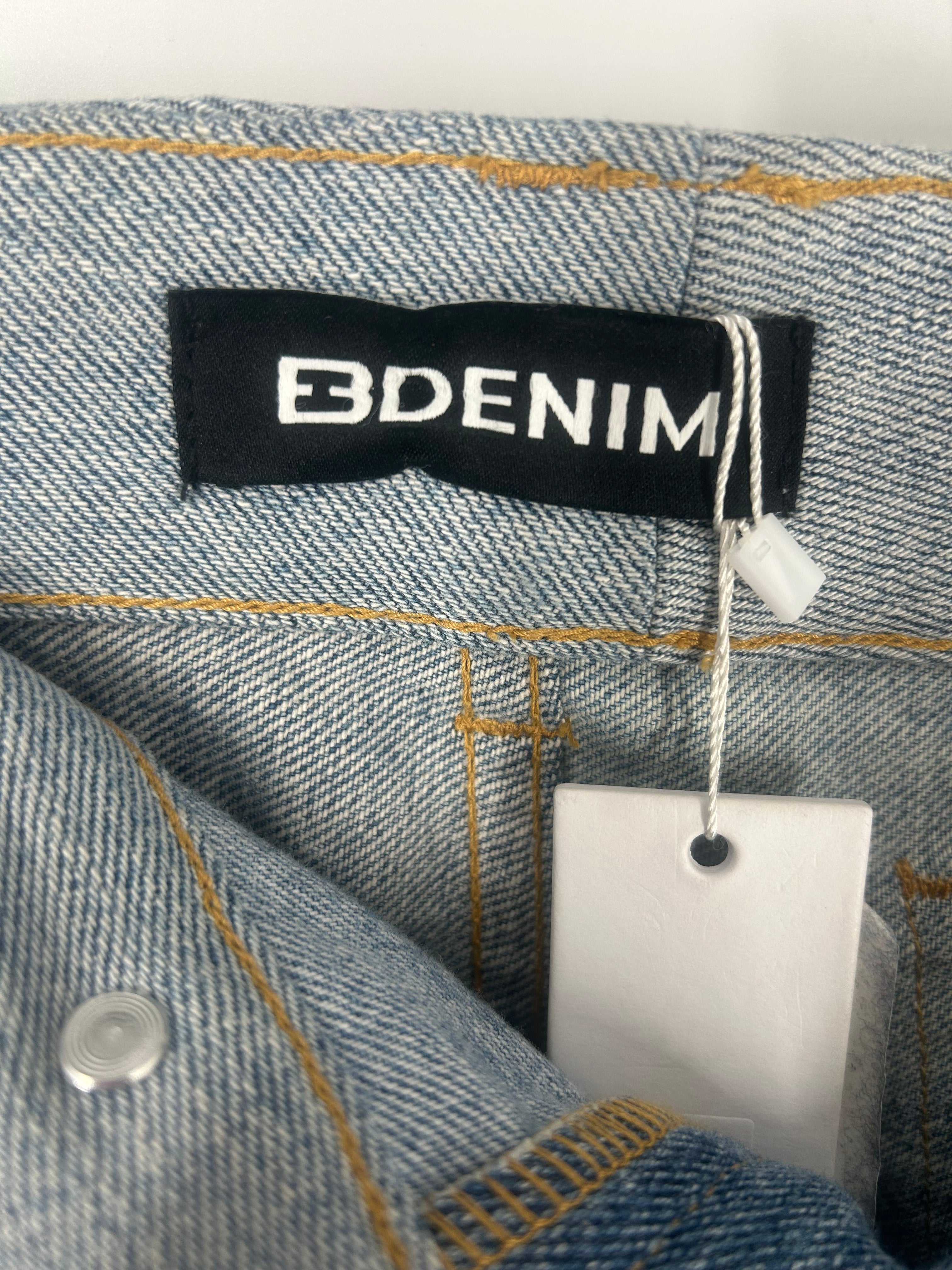EB DENIM/Skirt/M/Denim/BLU/PLEATED PATCHWORK MINI SKIRT view 3