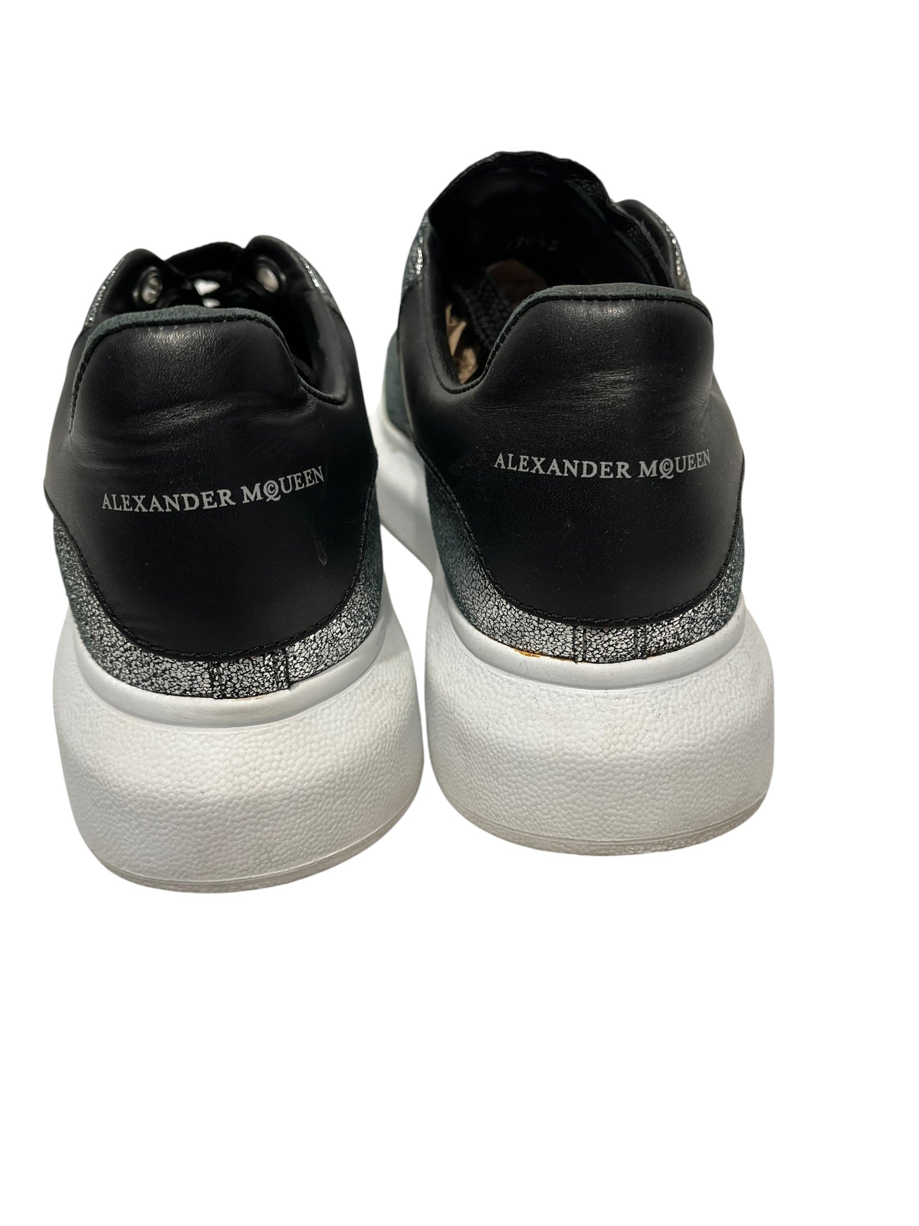 Alexander McQueen/Low-Sneakers/EU 37.5/Glitter/SLV/ view 4