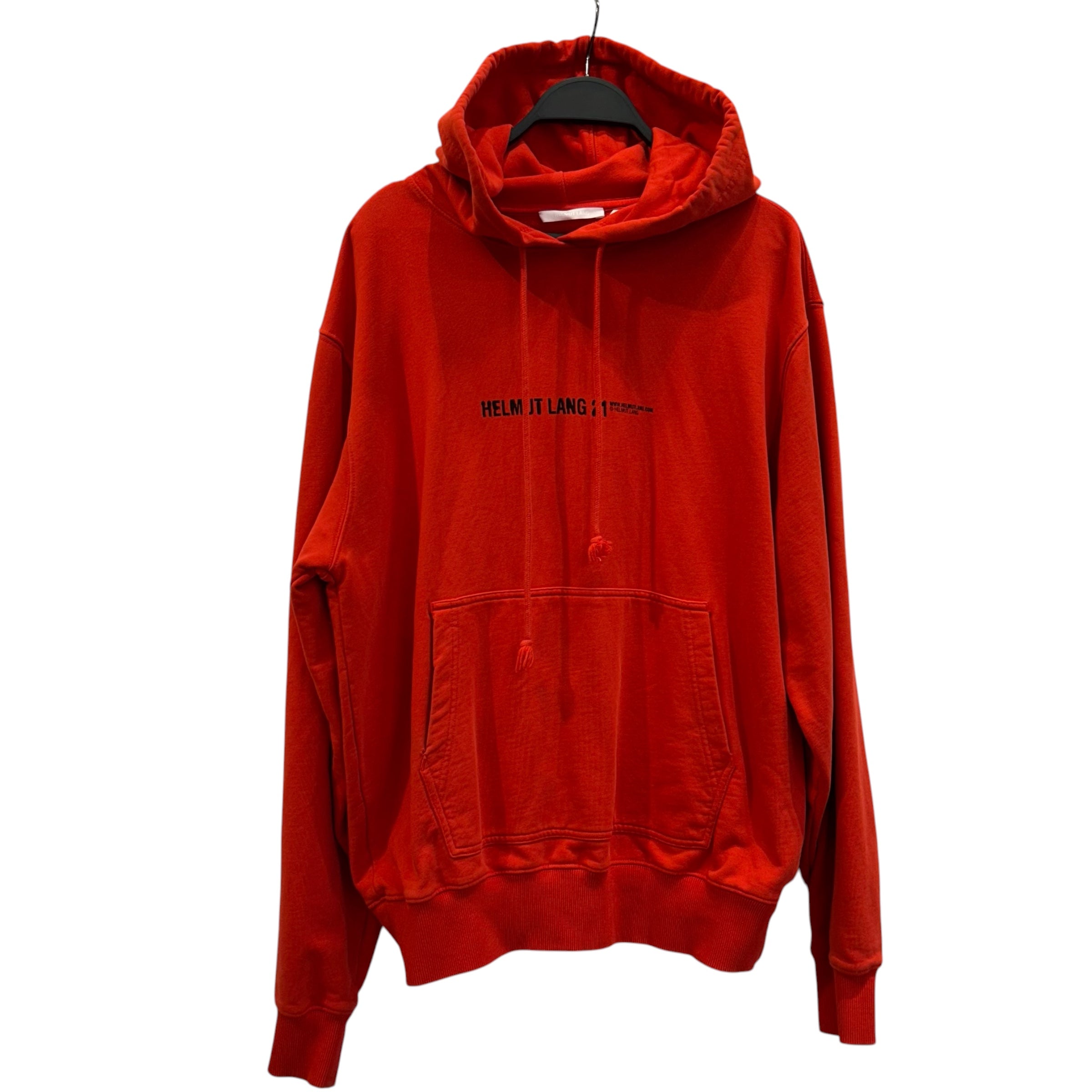 Helmut Lang/Hoodie/M/Cotton/RED/21 PRINT view 1