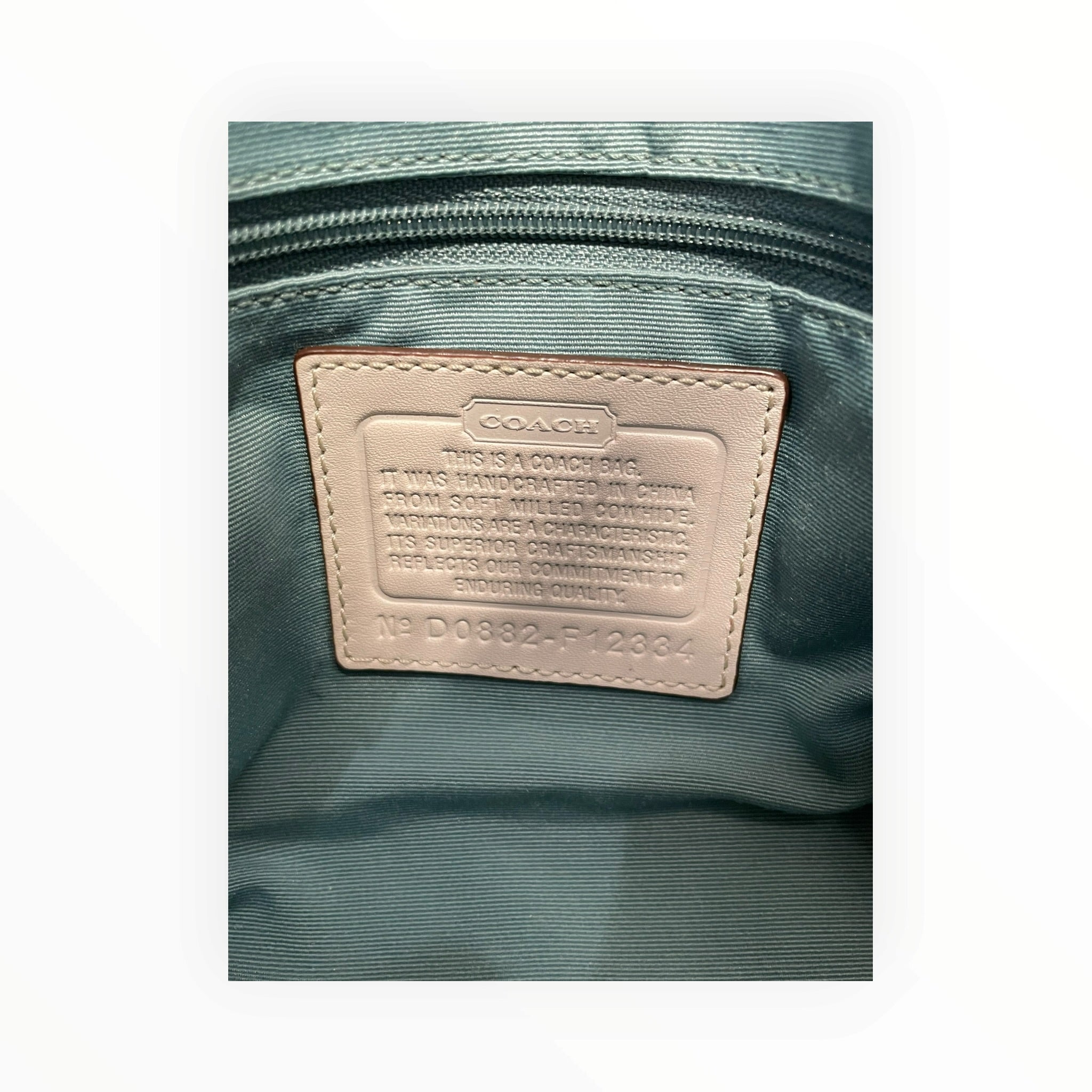 COACH/Hand Bag/Leather/CRM/Chelsea F12334 view 6