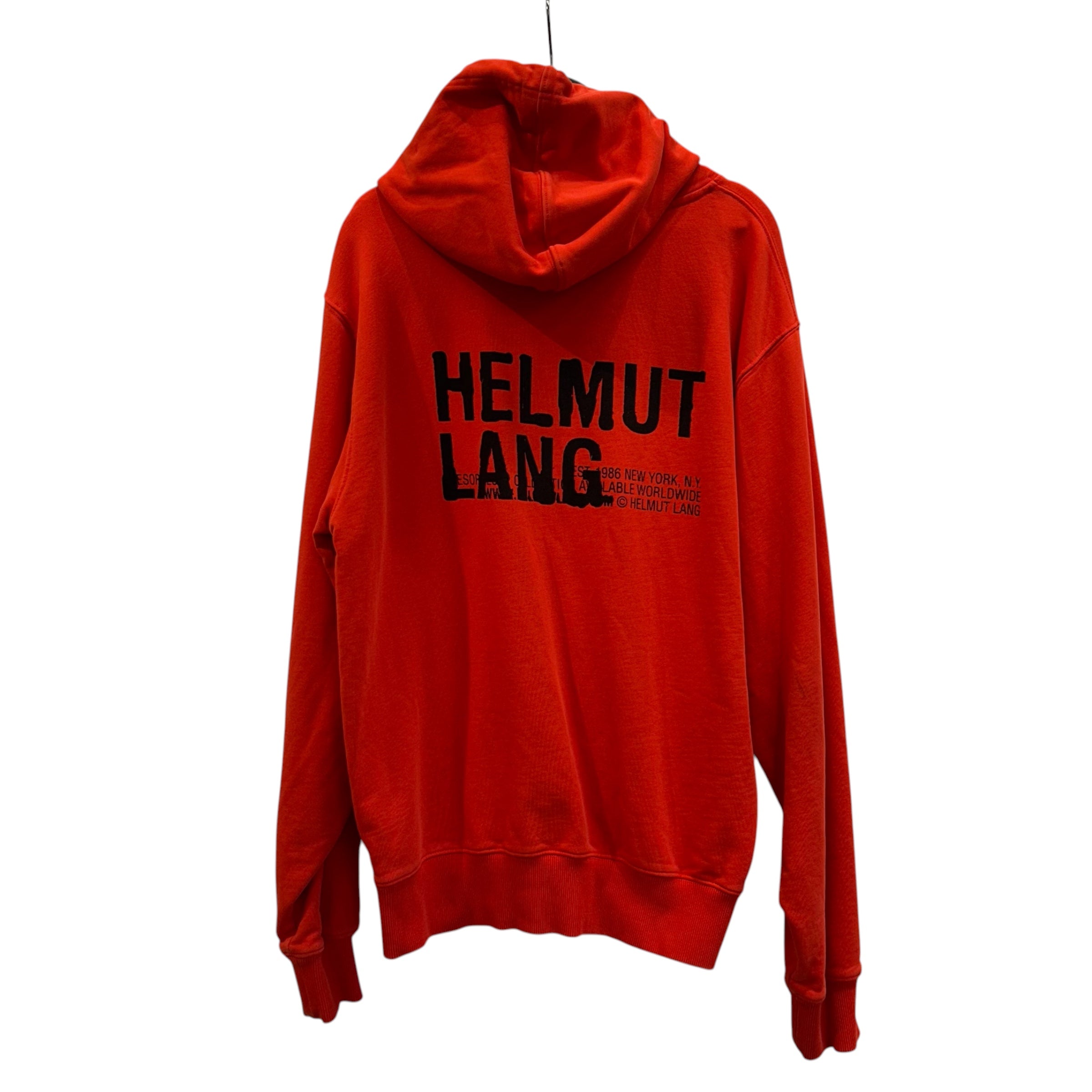 Helmut Lang/Hoodie/M/Cotton/RED/21 PRINT view 2