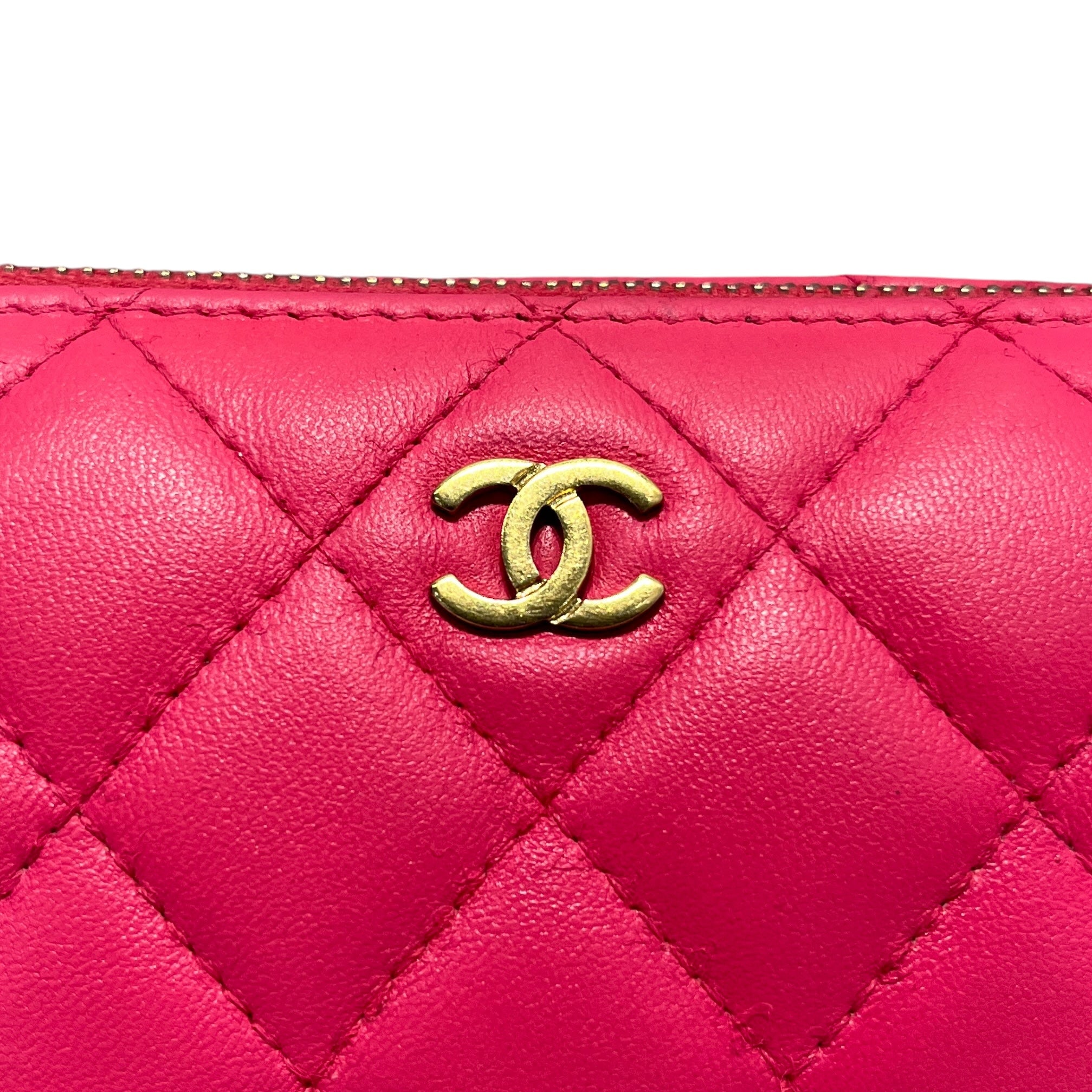 CHANEL/Pouch/Leather/PNK/COSMETICS POUCH view 5