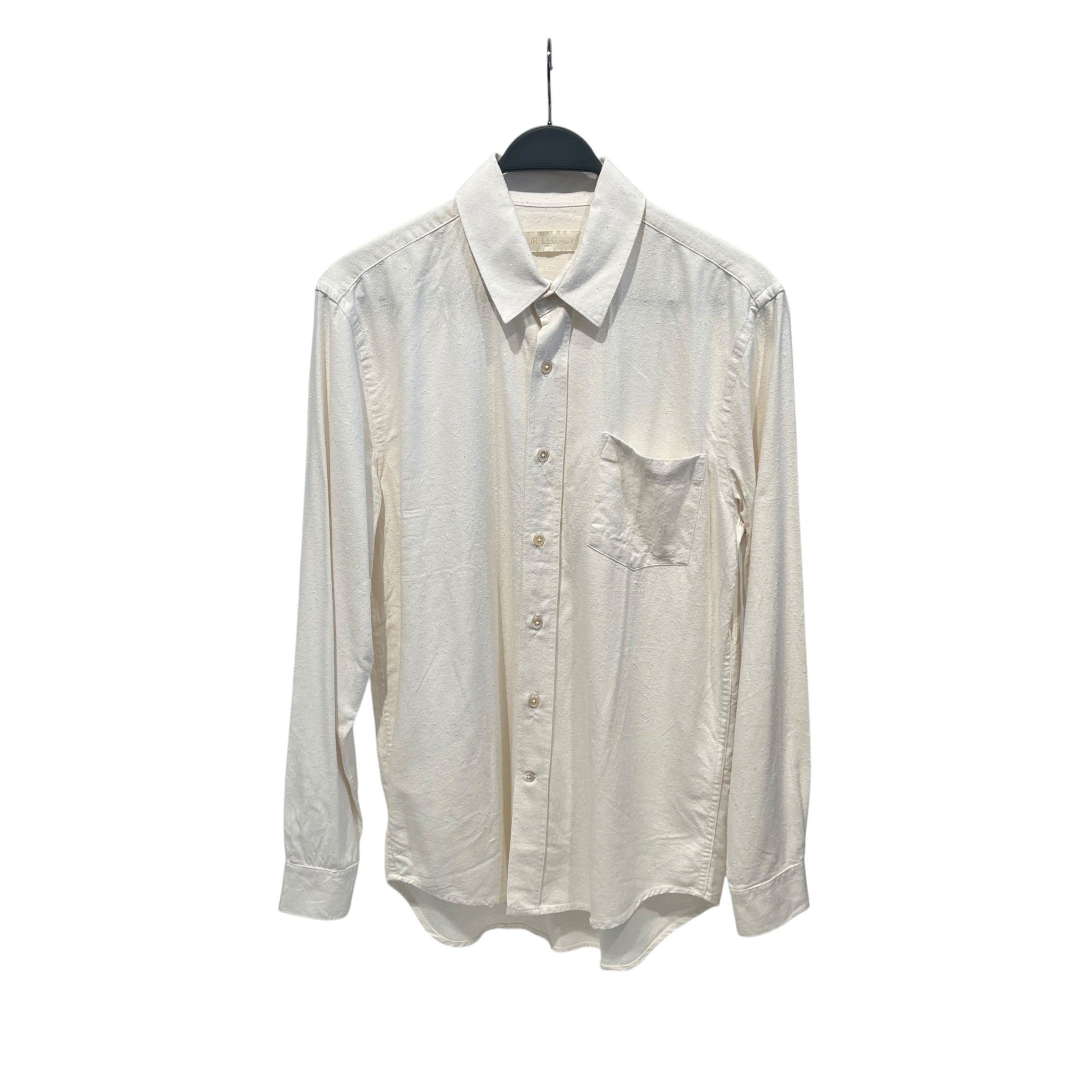 OUR LEGACY/LS Shirt/48/Linen/CRM/pilling design view 1