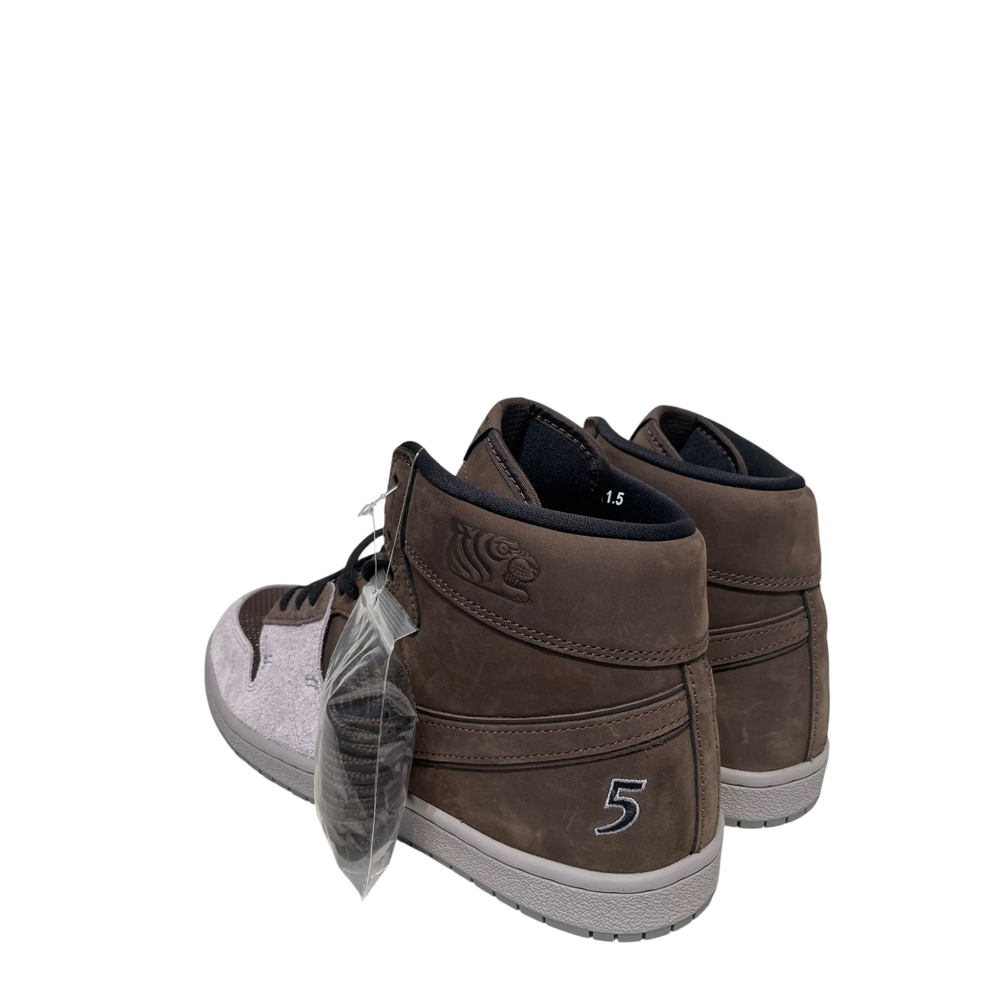 NIKE/Hi-Sneakers/US 11.5/Leather/BRW/FJ2385-200 view 2