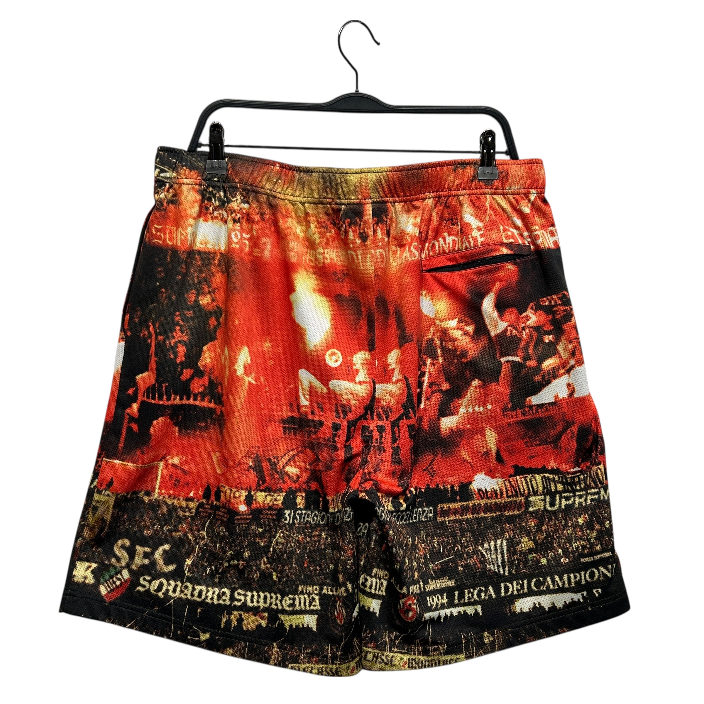 Supreme/Shorts/L/Polyester/RED/All Over Print/Vinci Por Noi Shorts view 2