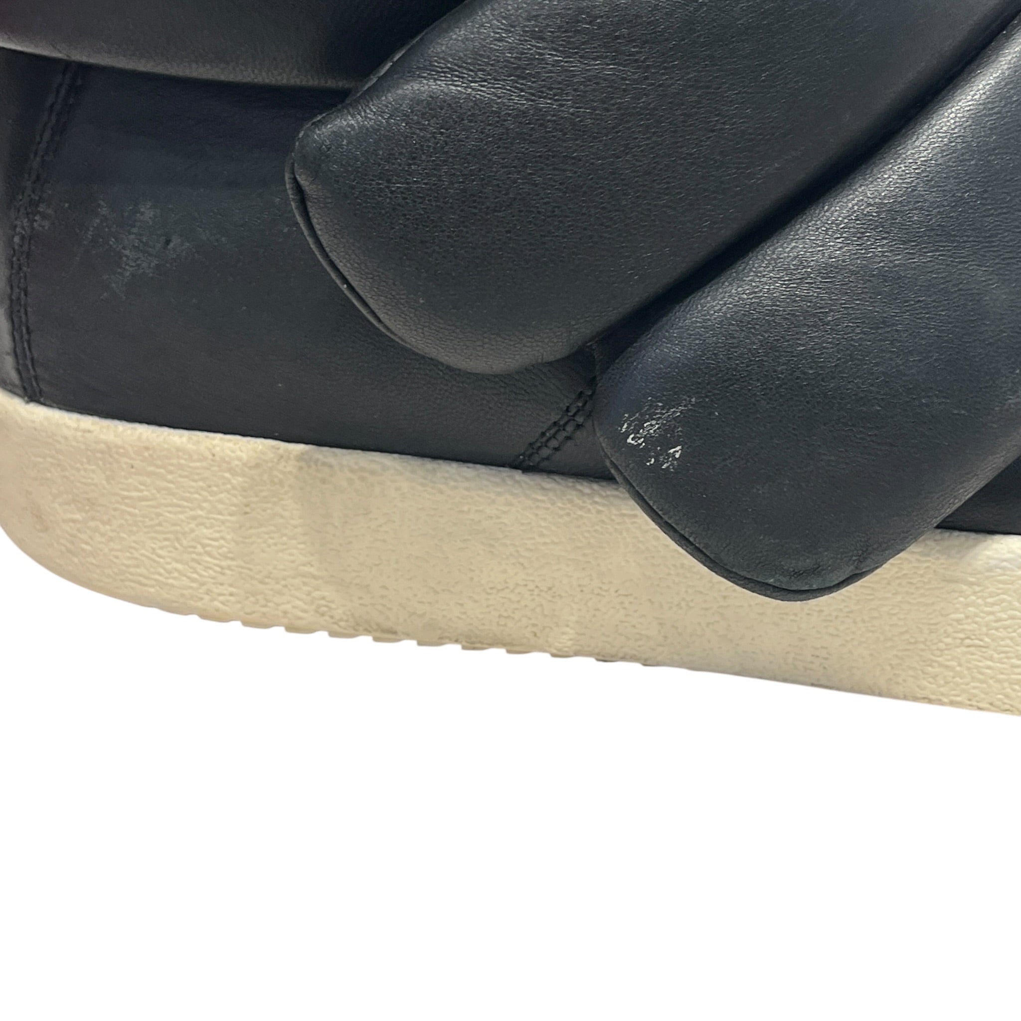 Giuseppe Zanotti/Hi-Sneakers/US 11.5/Leather/BLK/puff strap hi-top view 7