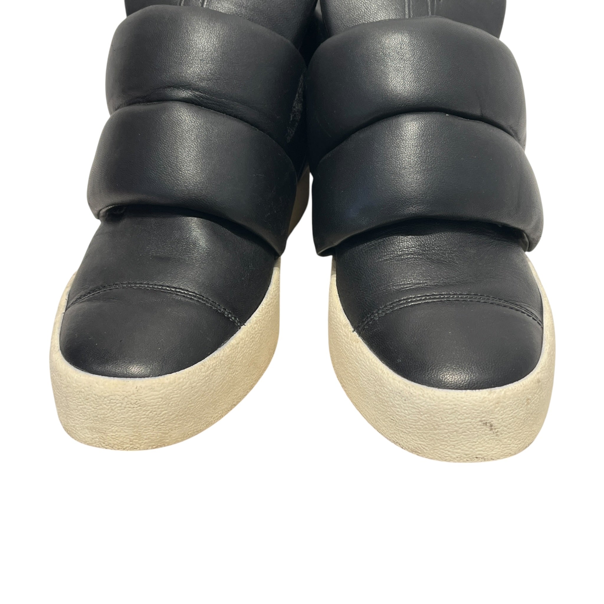 Giuseppe Zanotti/Hi-Sneakers/US 11.5/Leather/BLK/puff strap hi-top view 6