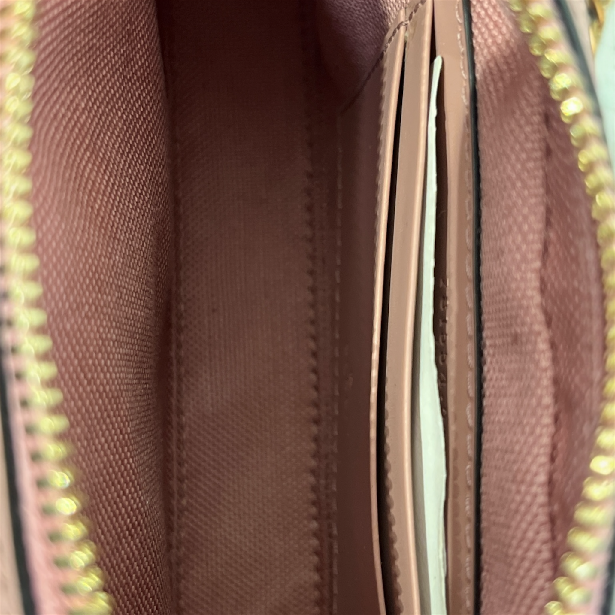 GUCCI/Cross Body Bag/Monogram/Leather/PNK/SUPER MINI GG ROSE GOLD LEATHE view 4