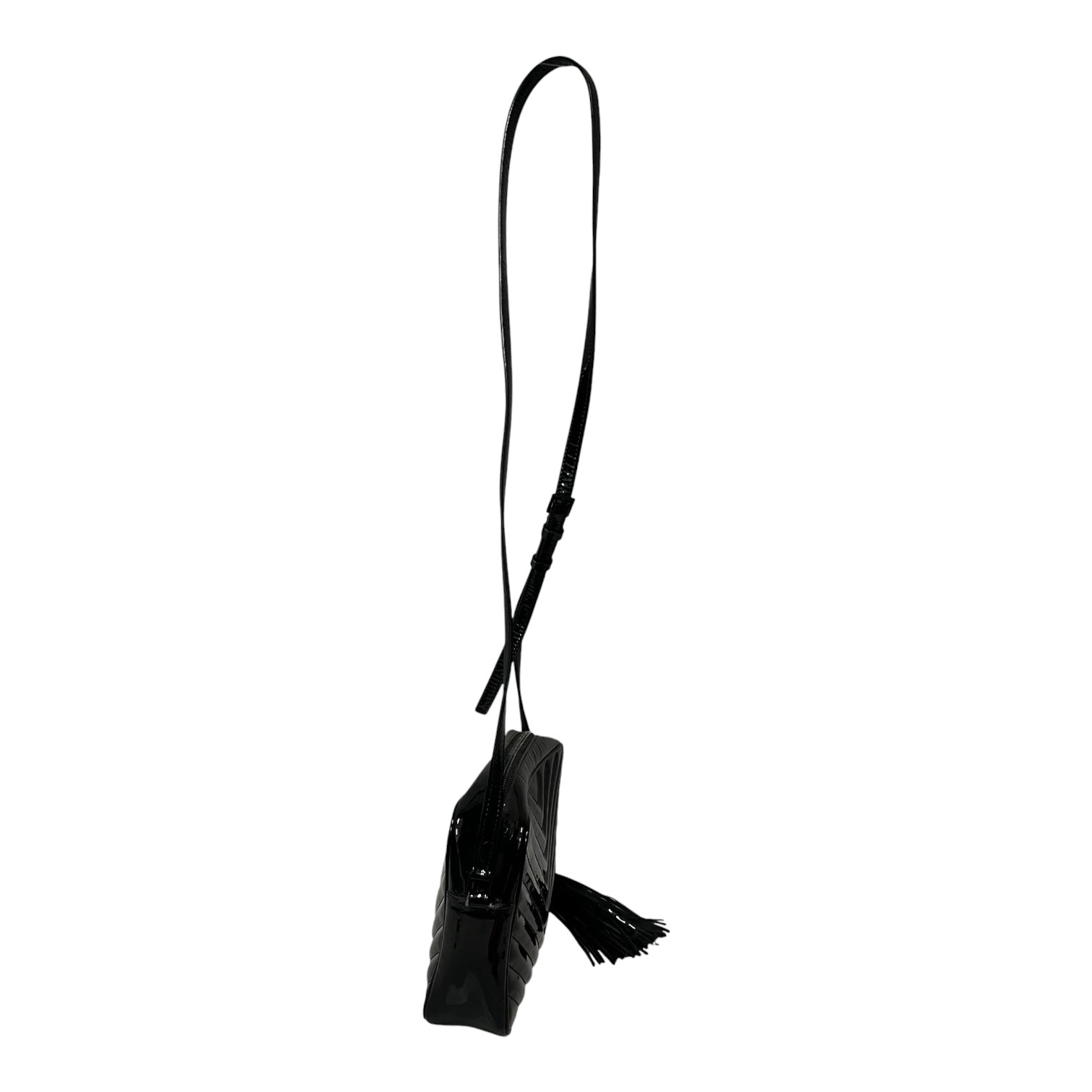 SAINT LAURENT/Cross Body Bag/Leather/BLK/ view 3