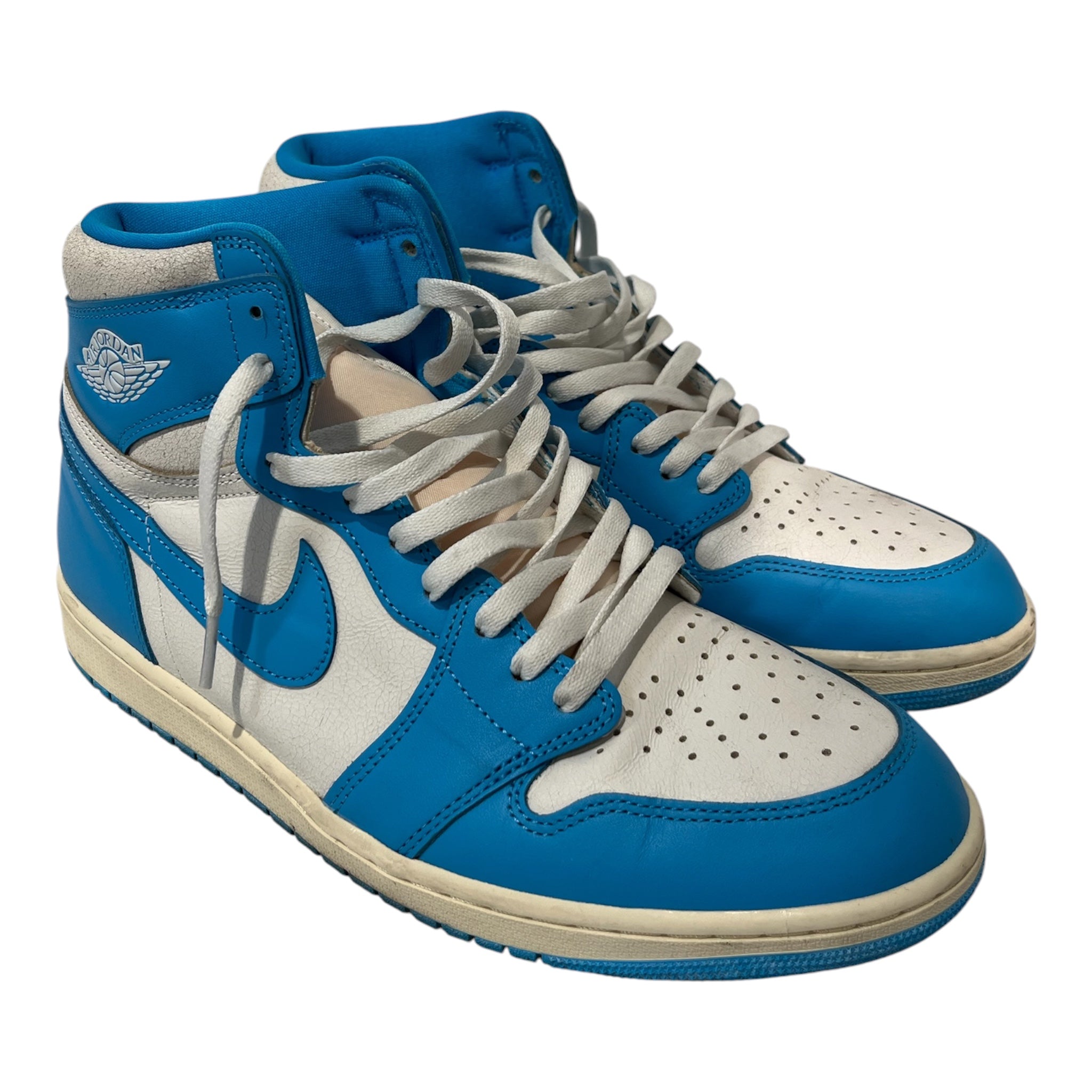 NIKE/Hi-Sneakers/US 12/Leather/BLU/U-Tip/DZ5485-402 aj1 unc reimagined view 3