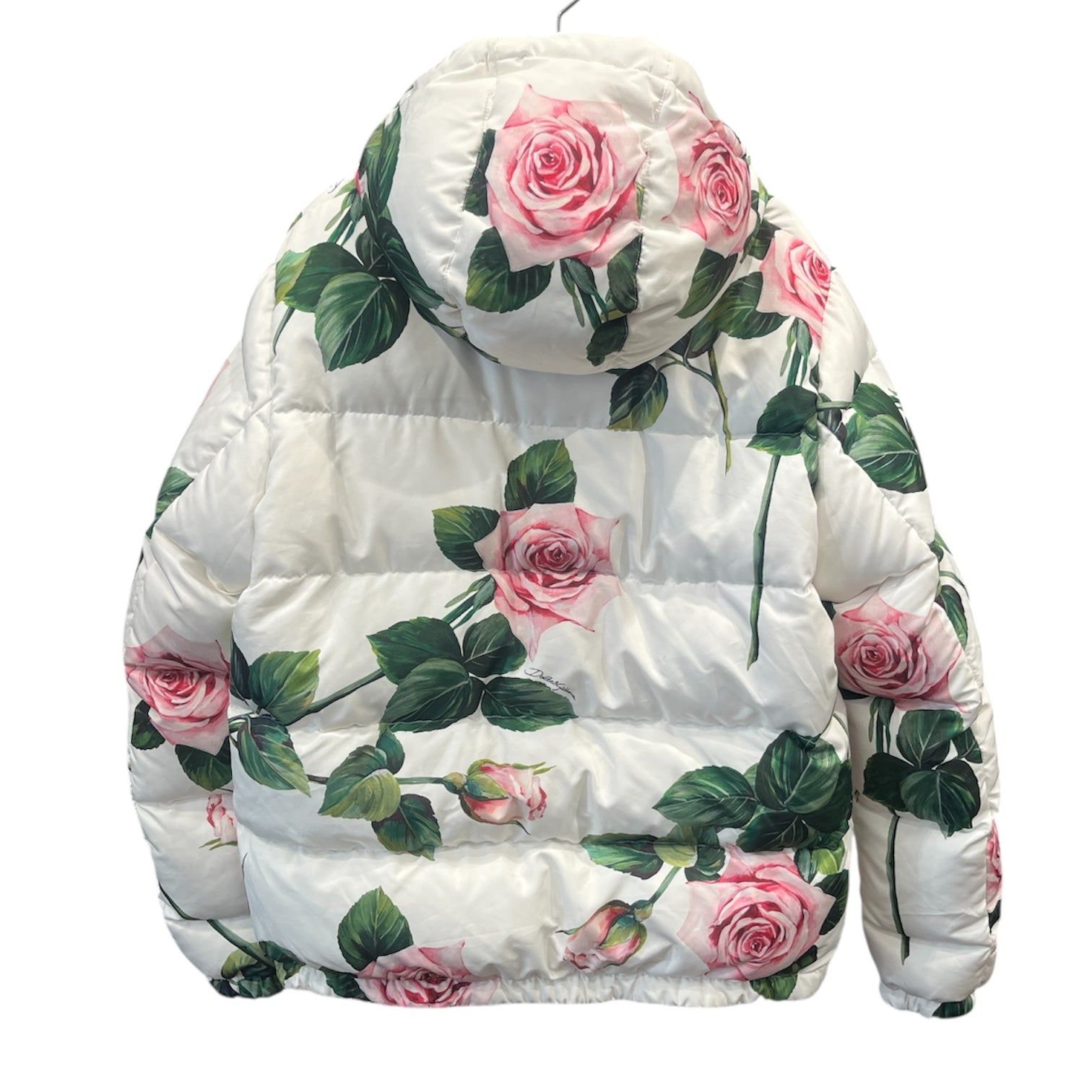 DOLCE&GABBANA/Coat/46/Floral Pattern/Nylon/WHT/Floral Print Coat view 2