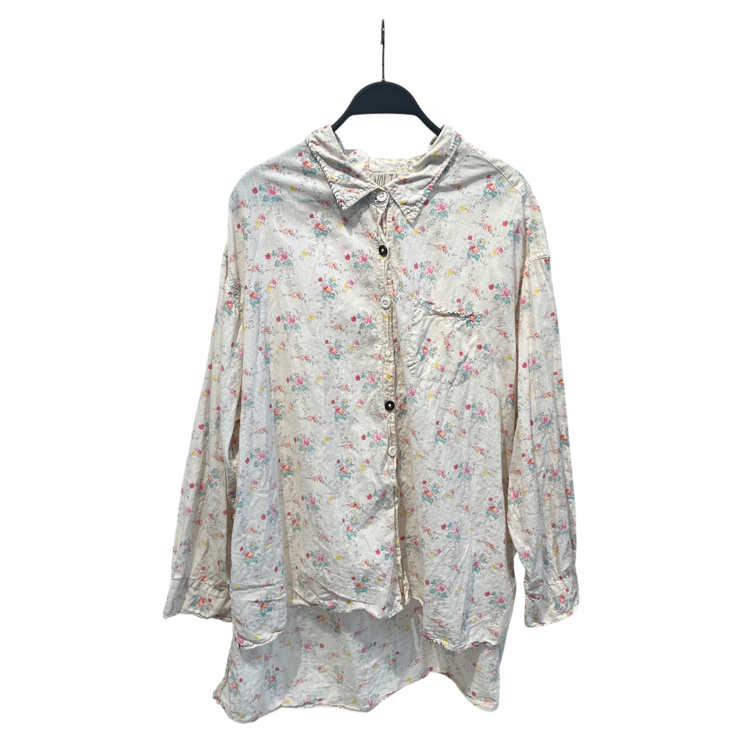 magnolia pearl/LS Blouse/M/Floral Pattern/Cotton/CRM/ view 1