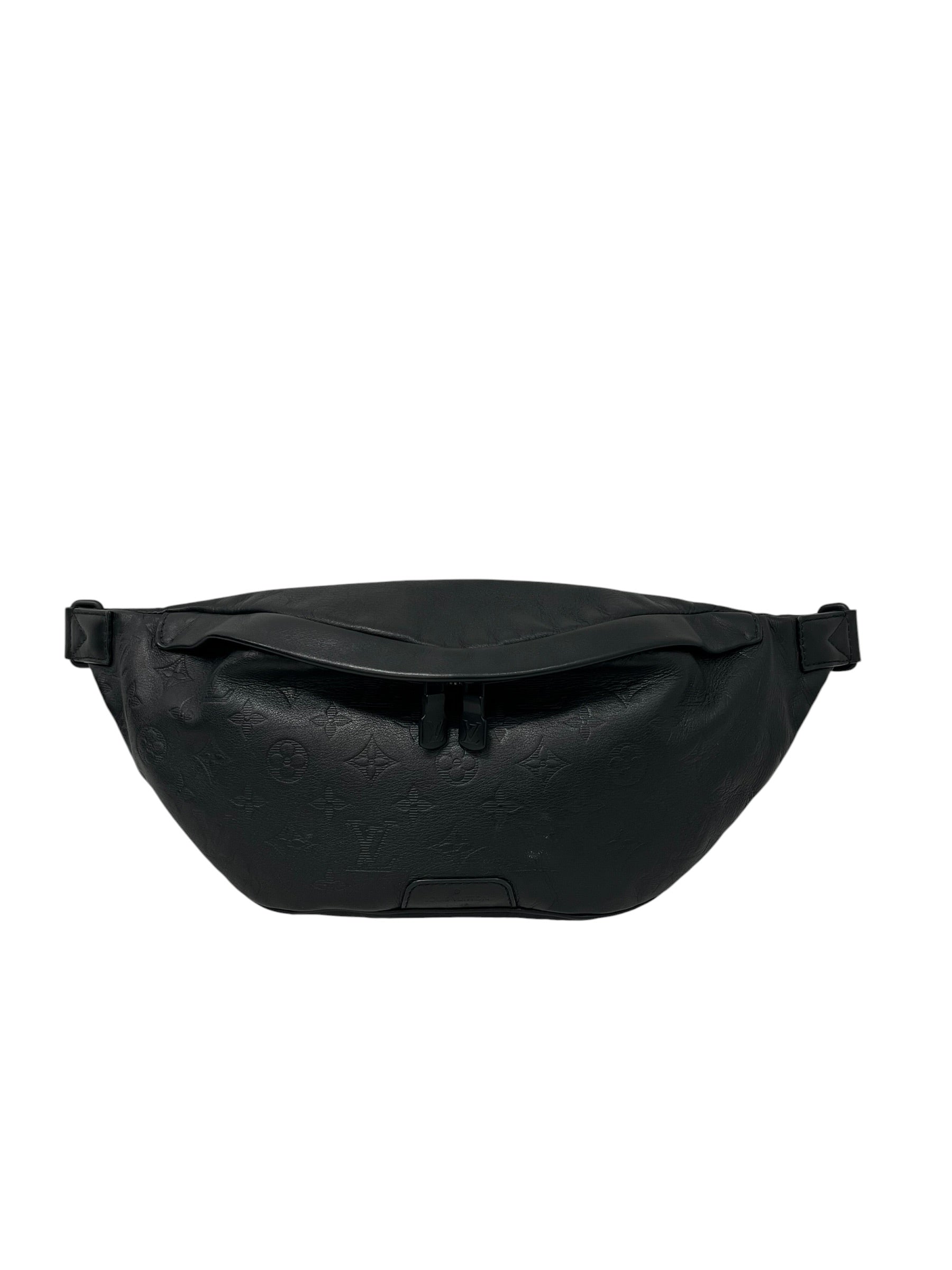 LOUIS VUITTON/Fanny Pack/Monogram/Leather/BLK/DISCOVERY BUM BAG view 1