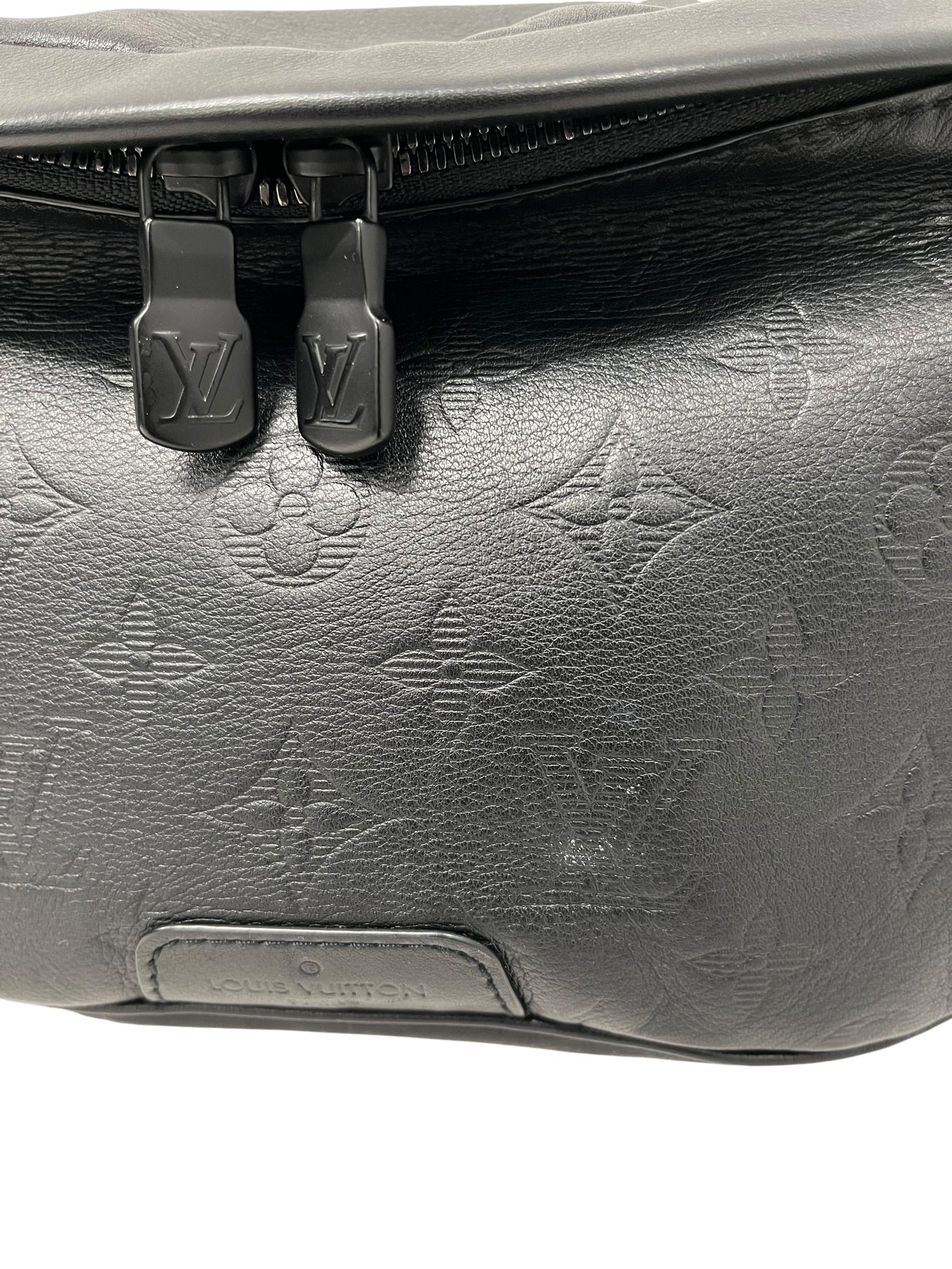 LOUIS VUITTON/Fanny Pack/Monogram/Leather/BLK/DISCOVERY BUM BAG view 6