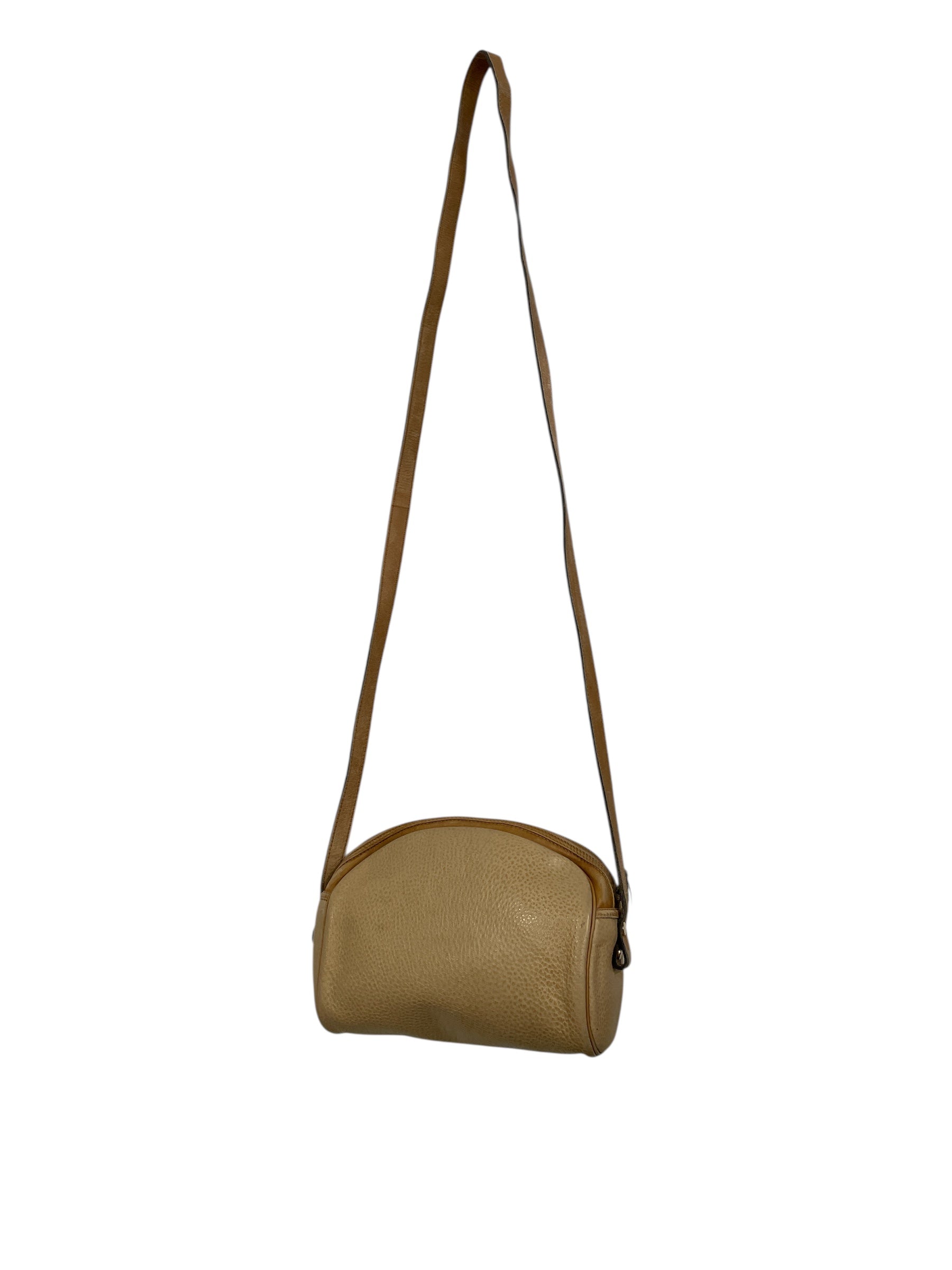 Christian Dior/Cross Body Bag/Leather/BEG/ view 2