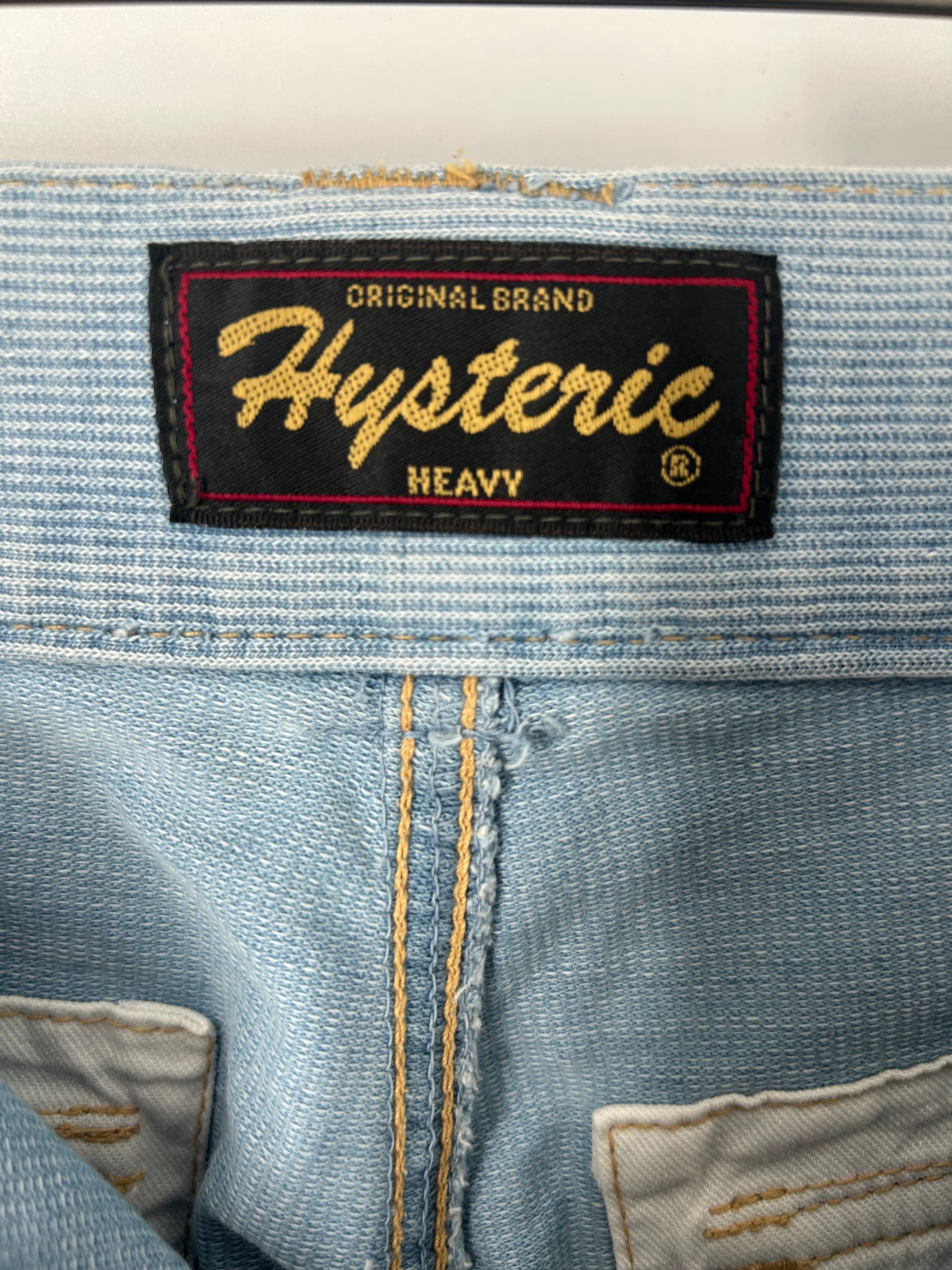 HYSTERIC GLAMOUR/Bottoms/Cotton/BLU/MINI FRNT POCKETS ANKLE BUCKLE view 3