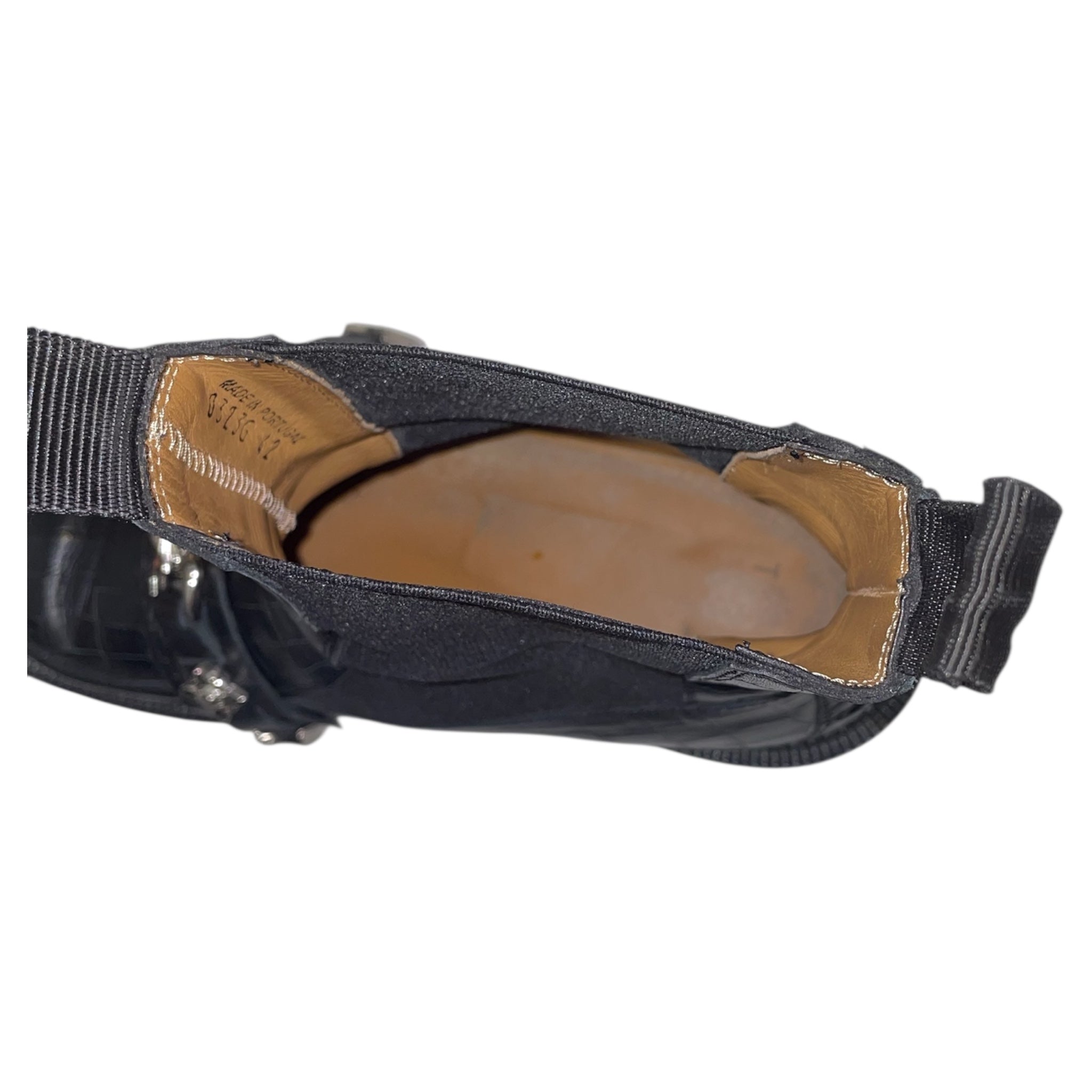 TOGA VIRILIS TOGA ARCHIVES/Boots/EU 42/Animal Pattern/Leather/BLK/EMBROSSED CROCO view 3