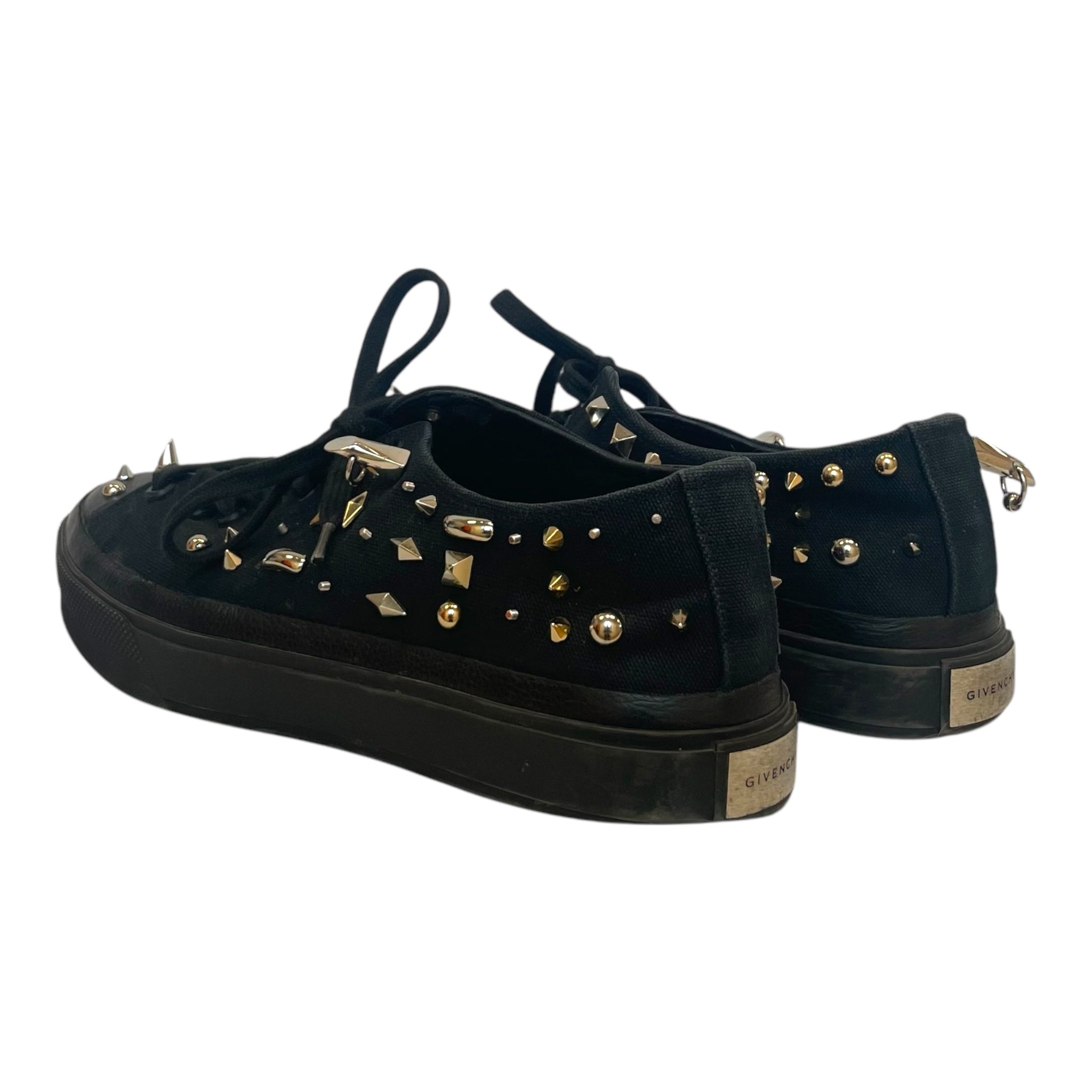 GIVENCHY/Low-Sneakers/EU 42/Cotton/BLK/#DN0241/STUDS view 2