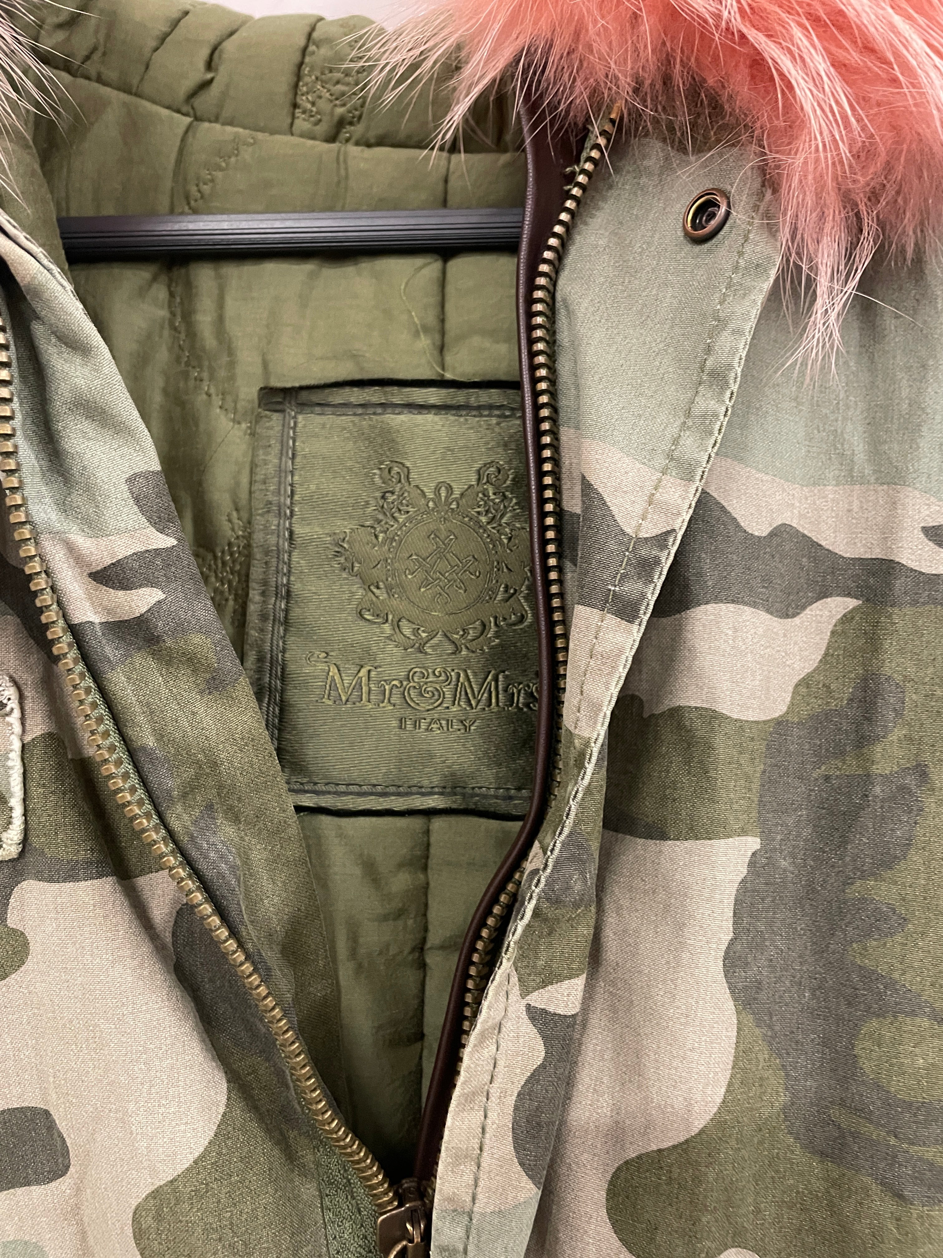 Mr&Mrs Italy/Trench Coat/XS/Camouflage/Cotton/MLT/ view 3