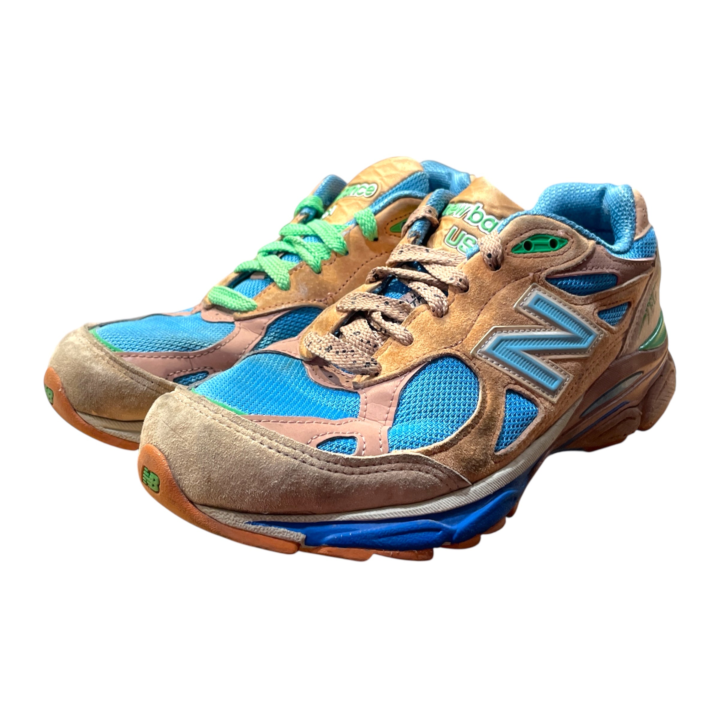 NEW BALANCE/Low-Sneakers/US 6/Cotton/MLT/Joe Freshoggood 990 view 3