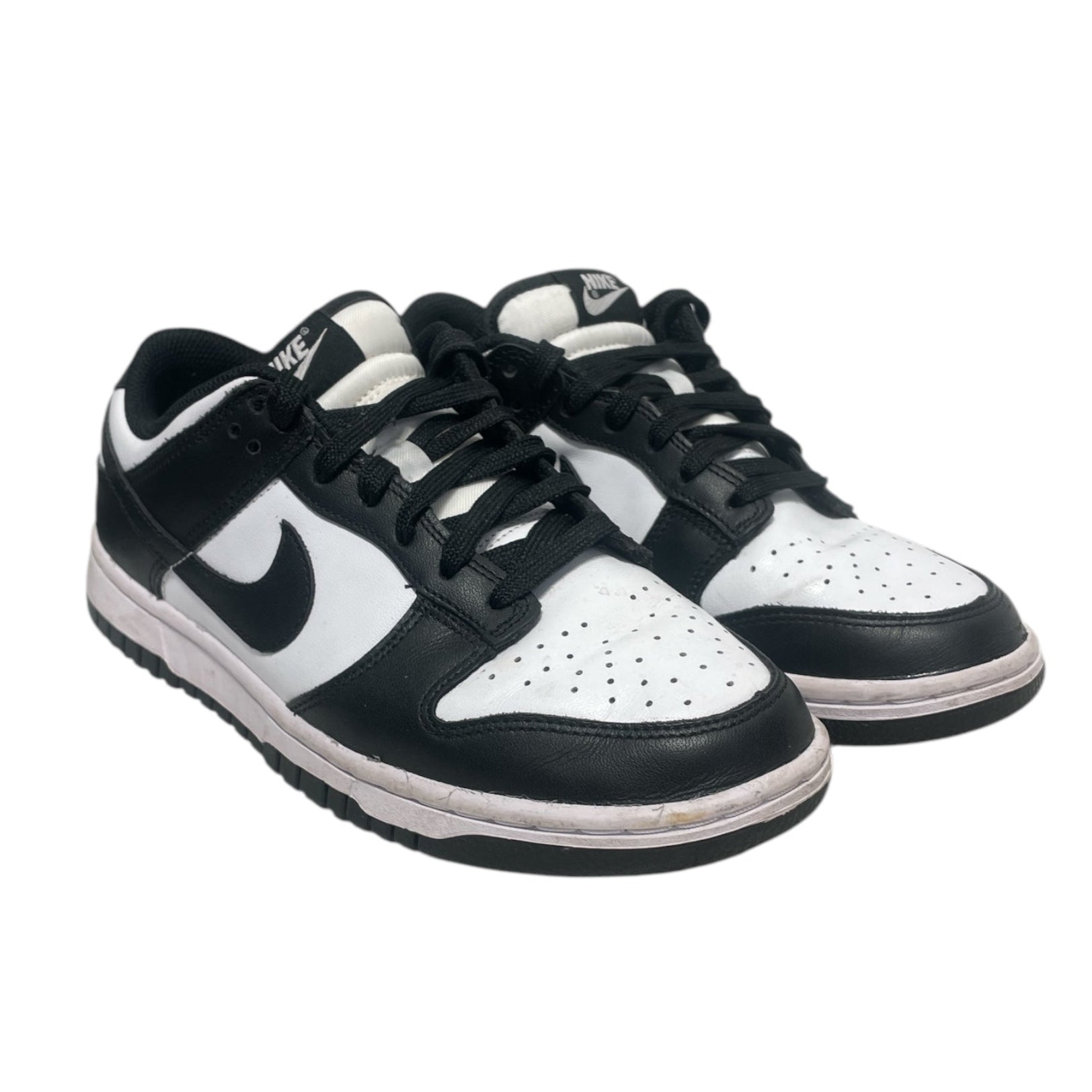NIKE/Low-Sneakers/US 8/Leather/BLK/panda dunks view 1