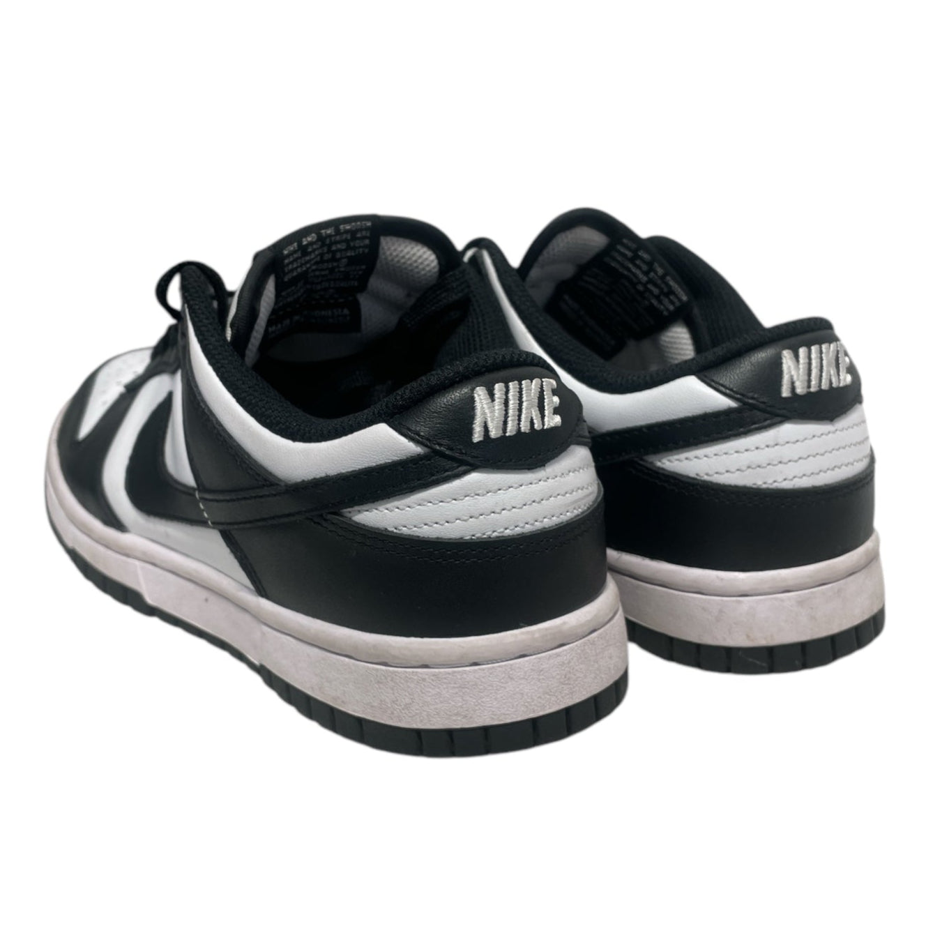 NIKE/Low-Sneakers/US 8/Leather/BLK/panda dunks view 2