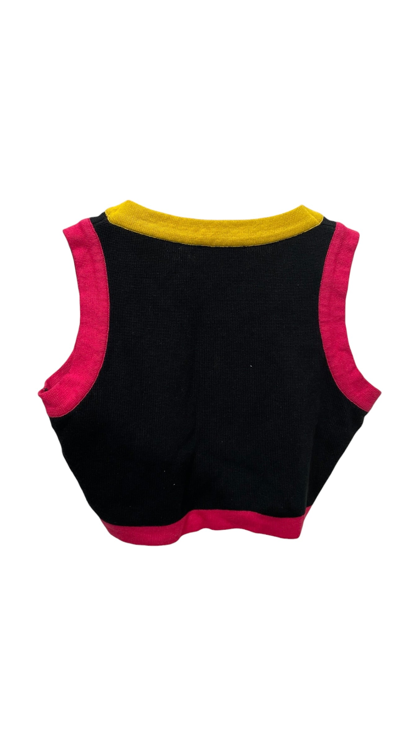 DOLCE&GABBANA/T-Shirt/26/Cotton/BLK/PINK AND YELLOW view 2
