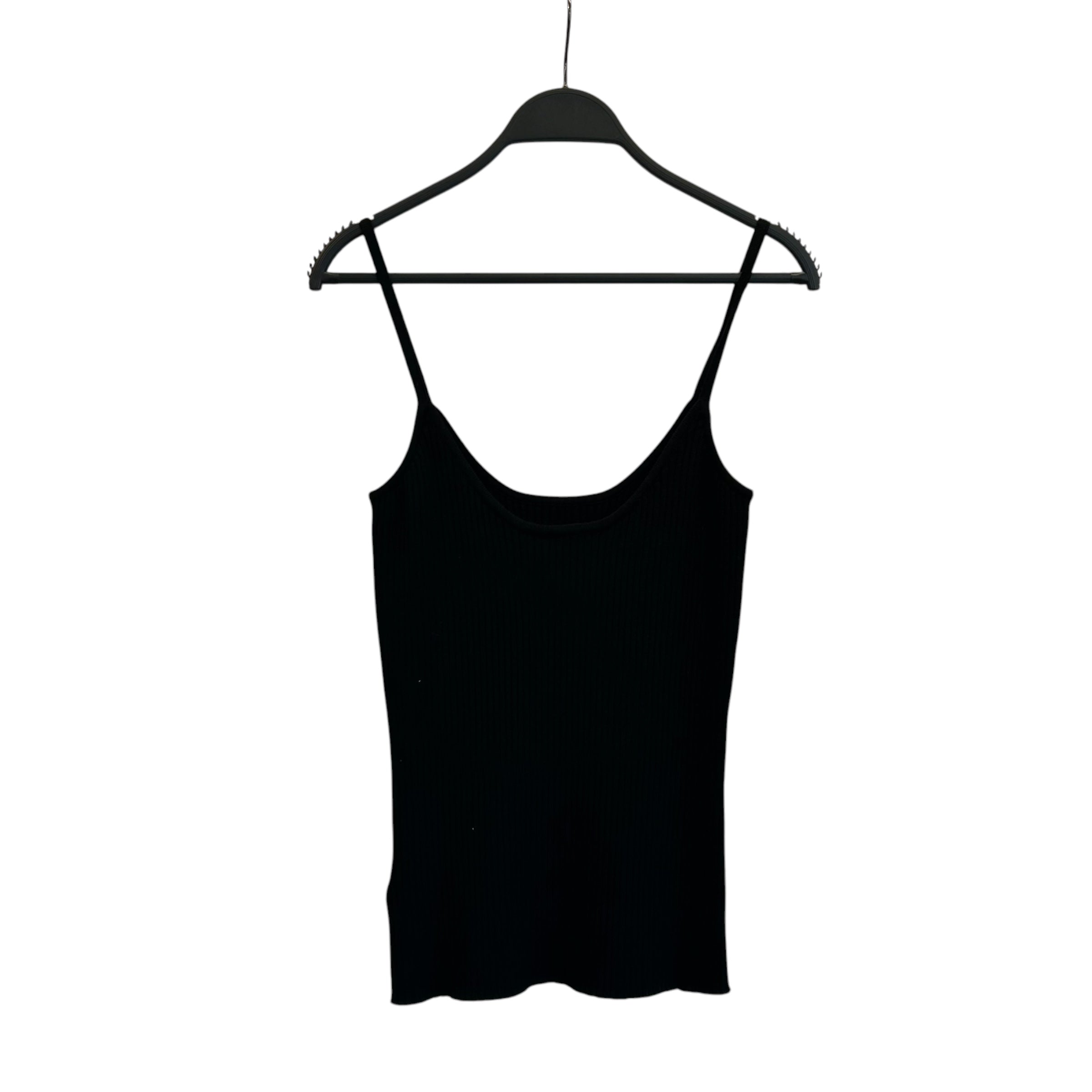 COURREGES/Camisole/XL/Cotton/BLK/REEDITION RIB KNIT view 2