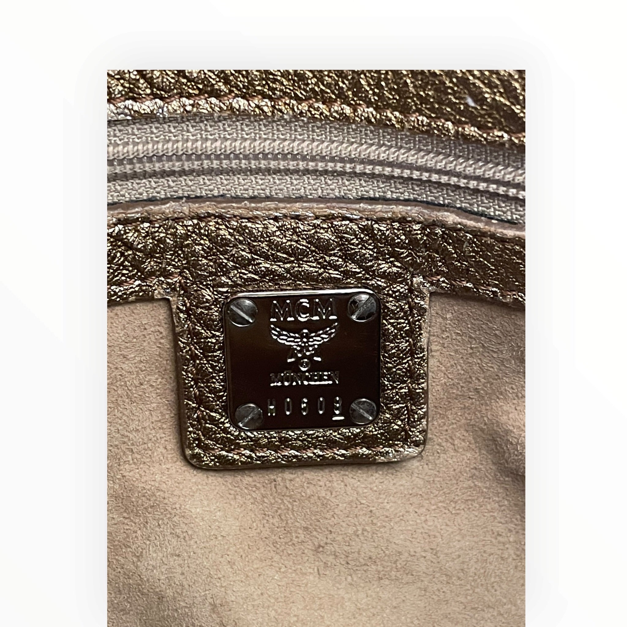 MCM/Hand Bag/Monogram/Leather/WHT/VISETOS PRINCESS LION BOSTON view 6