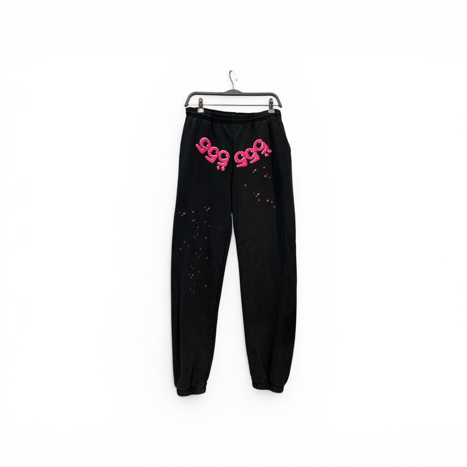 Sp5der/Pants/M/Cotton/BLK/PINK LOGO SWEATPANTS view 1