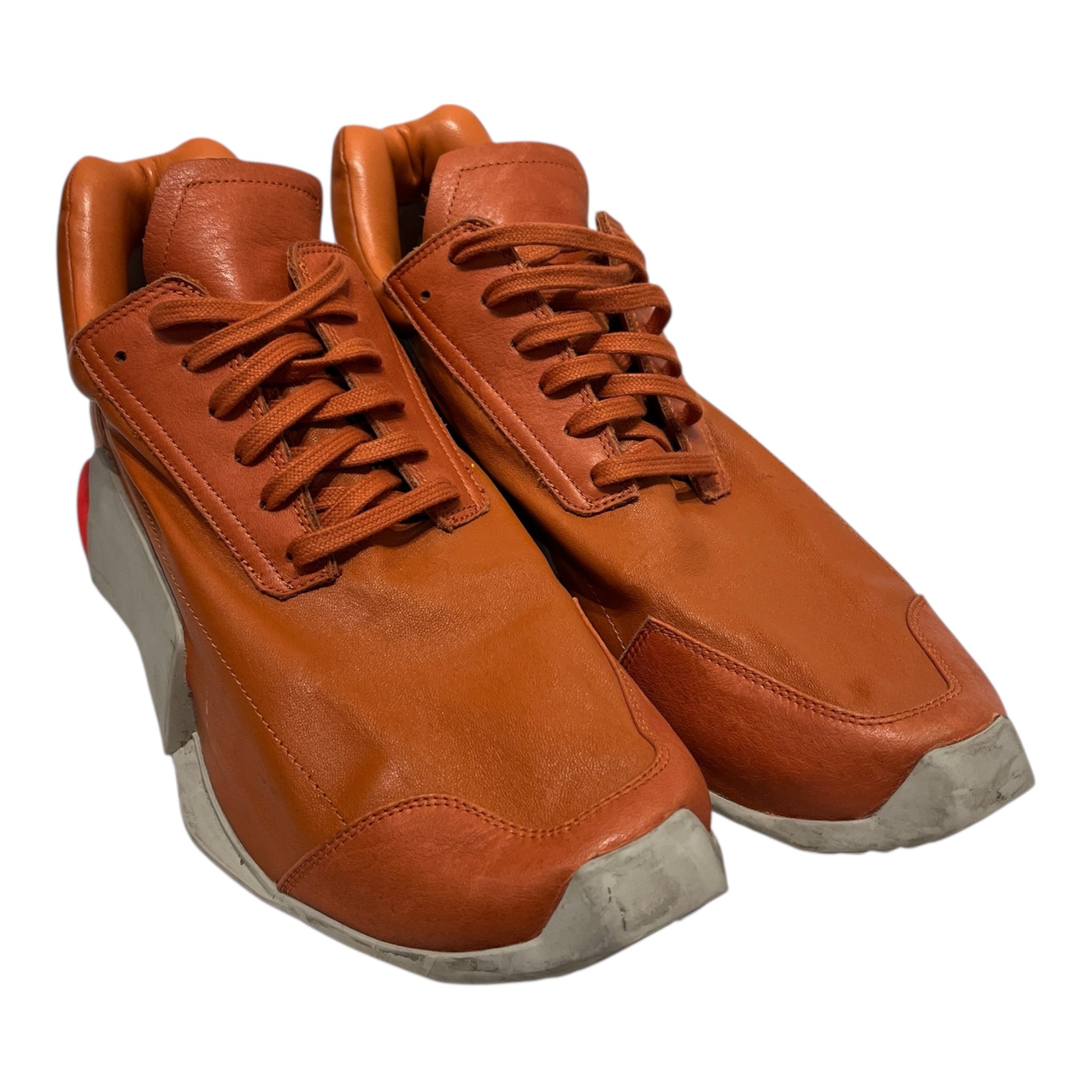 adidas/Rick Owens/Low-Sneakers/US 10.5/ORN/LEVEL RUNNER IN LOW ORANGE view 1