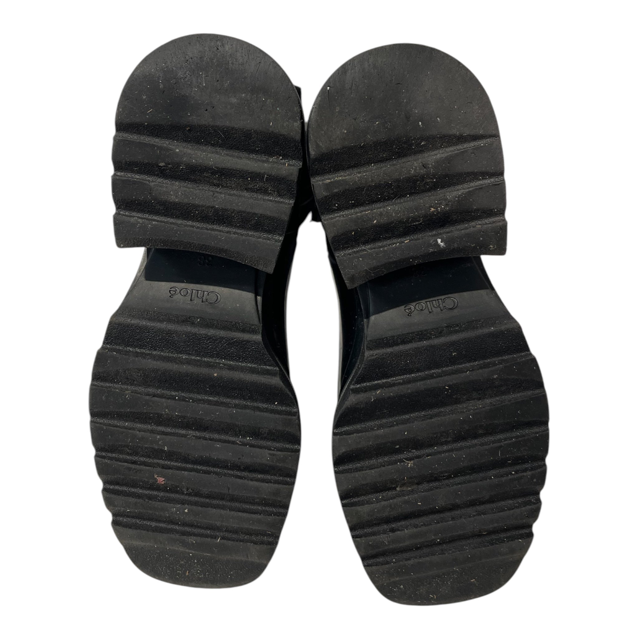 Chloe/Rain Boots/EU 38/Polyester/BLK/side zip view 5