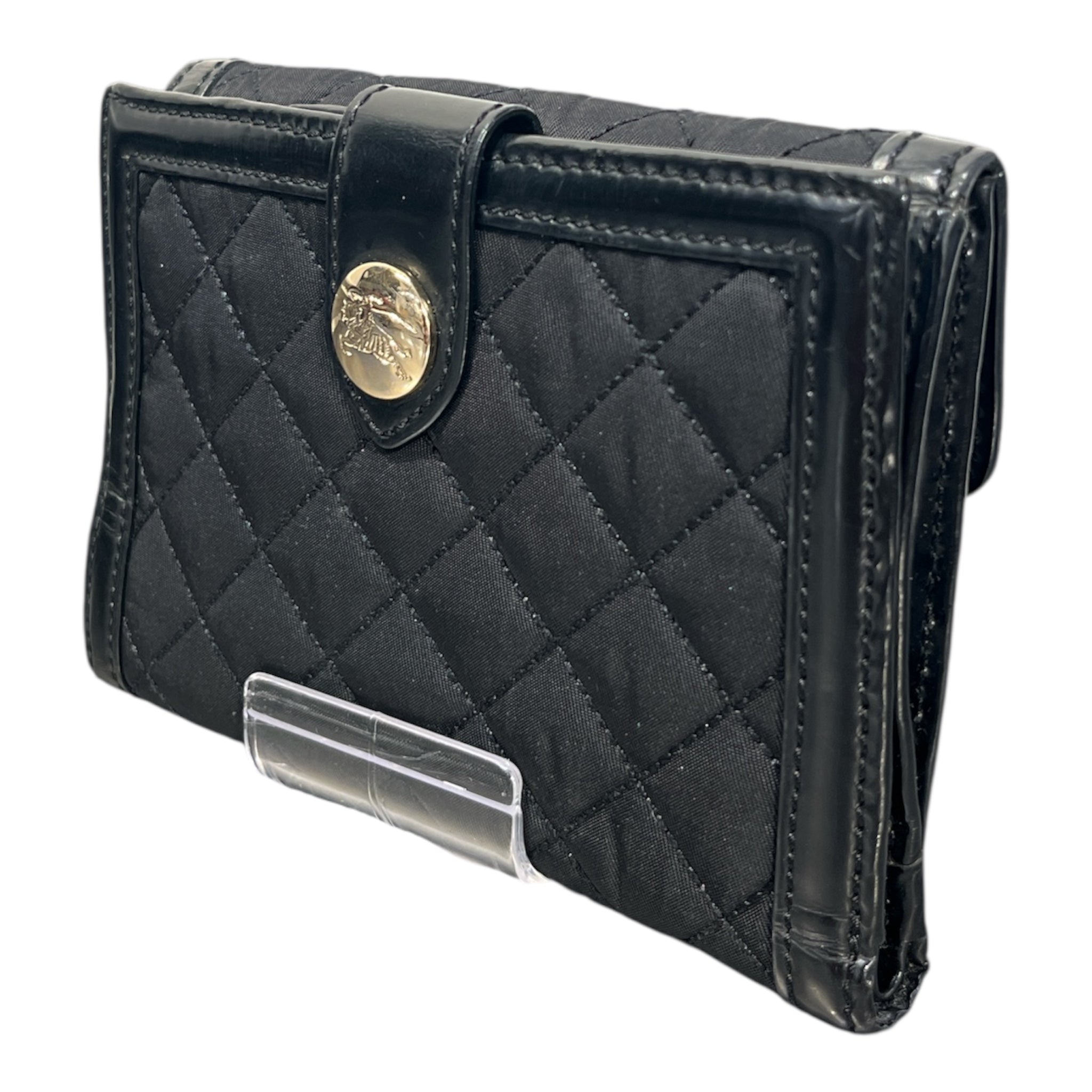 BURBERRY/Wallet/BLK/QUILTED, LOCK DETAIL view 2