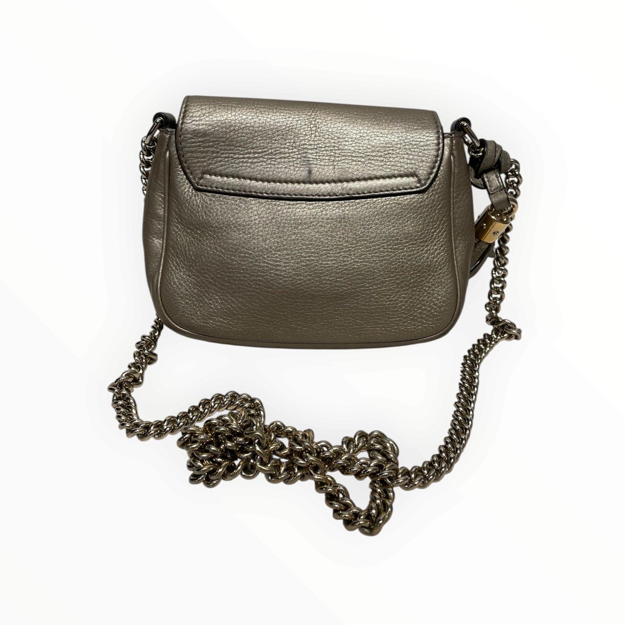 GUCCI/Cross Body Bag/Leather/GLD/soho chain shoulder bag view 2