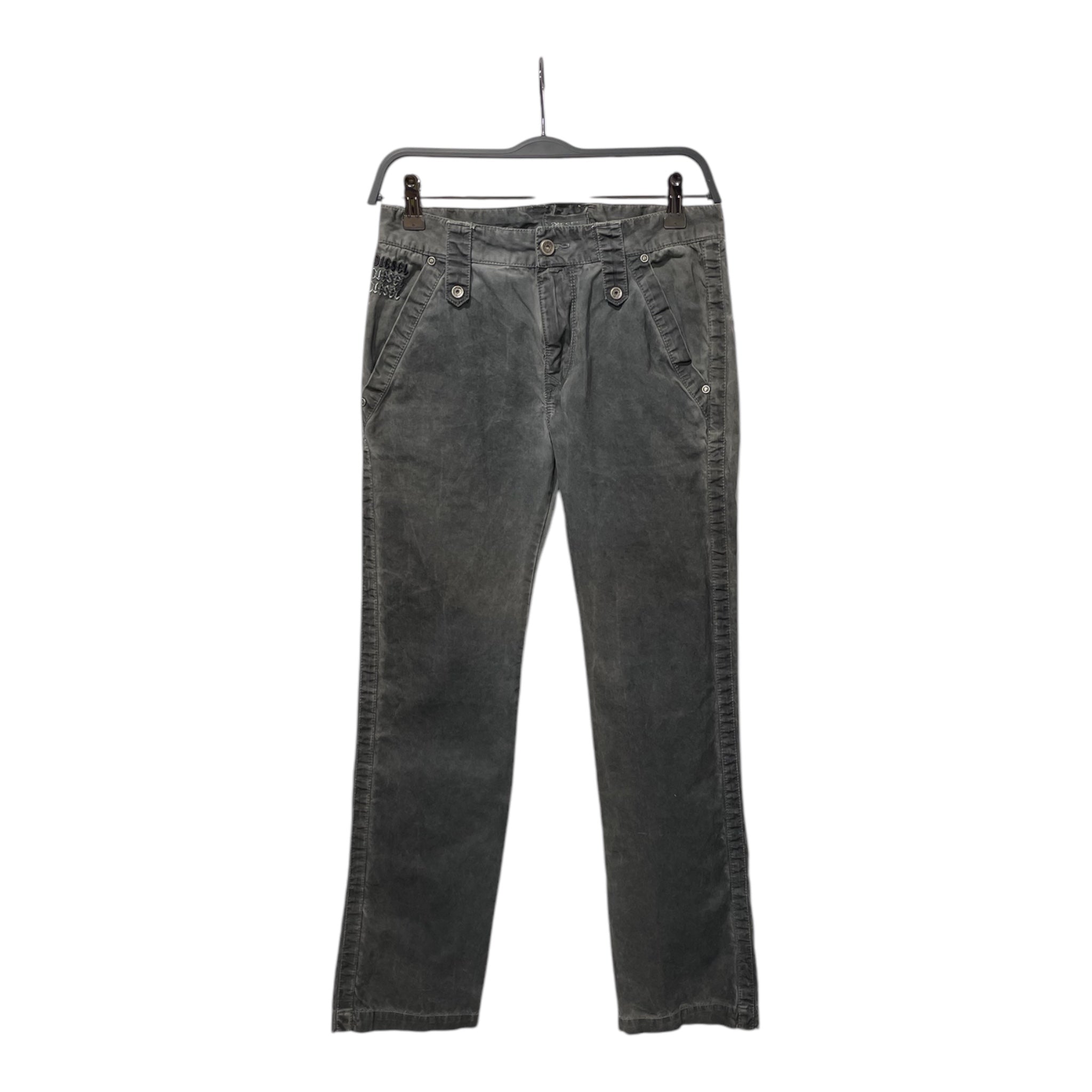 DIESEL/Skinny Pants/12/Cotton/GRY/ view 1
