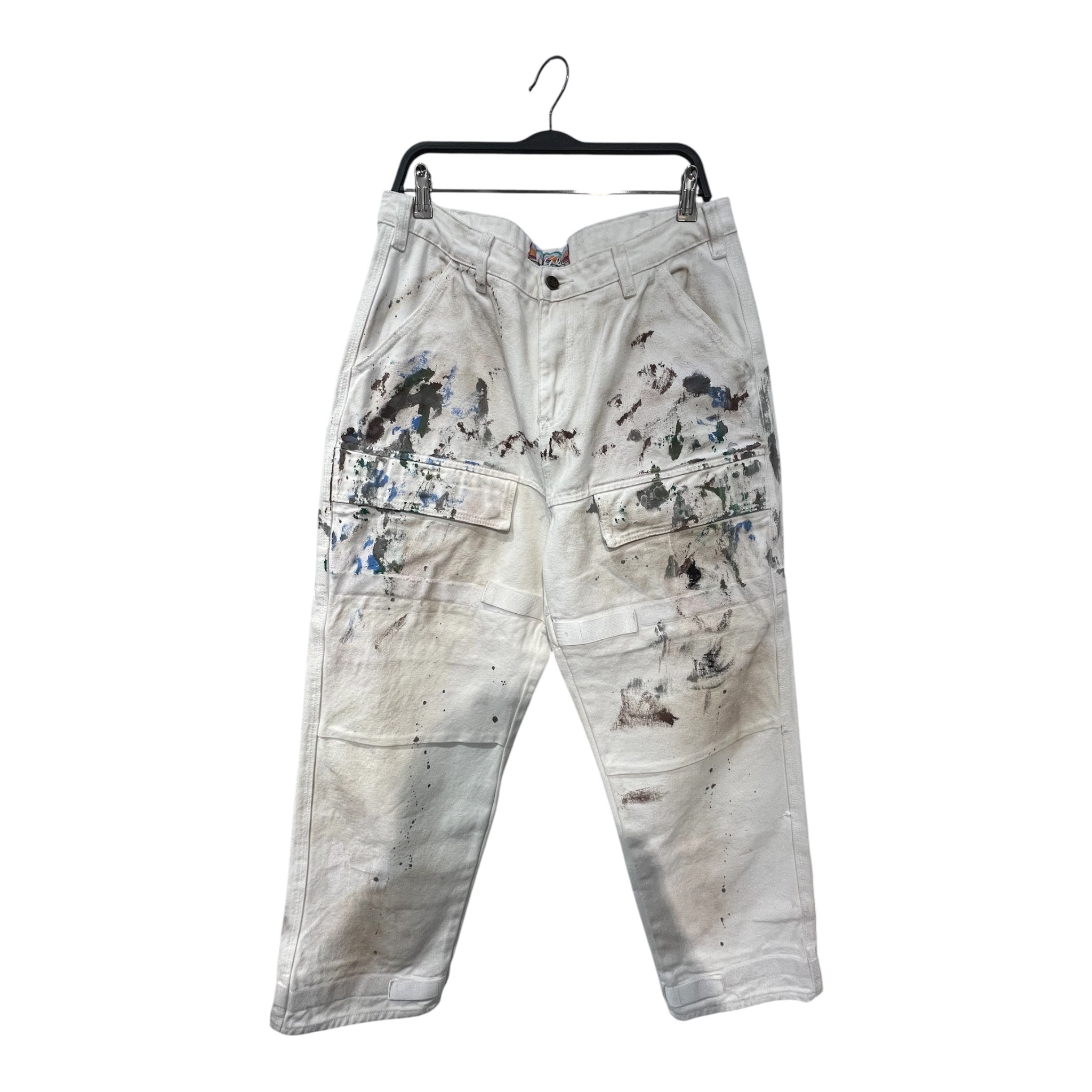 NGO/Straight Pants/34/Cotton/CRM/PAINTER PANTS view 1