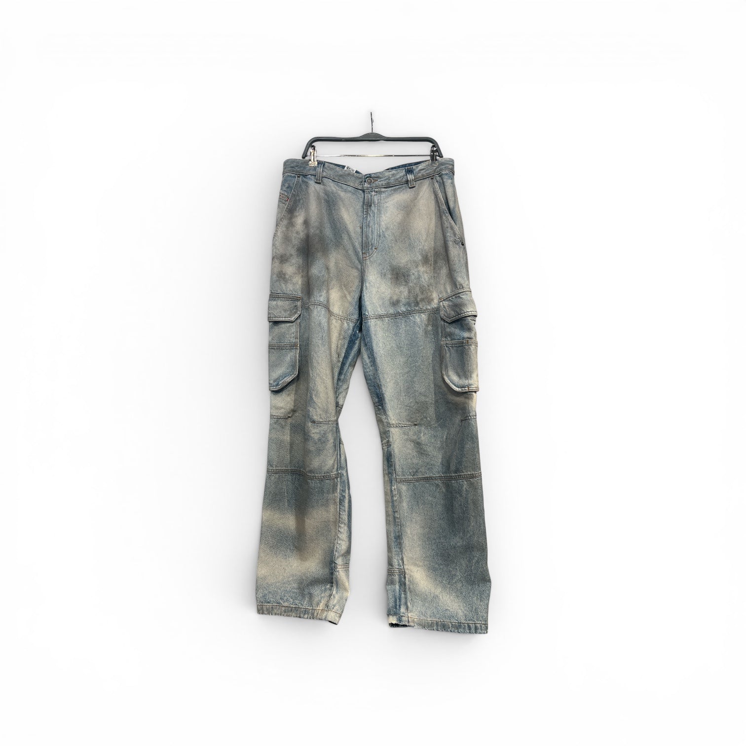 DIESEL/Cargo Pants/36/Denim/BLU/LIGHTWASH view 1