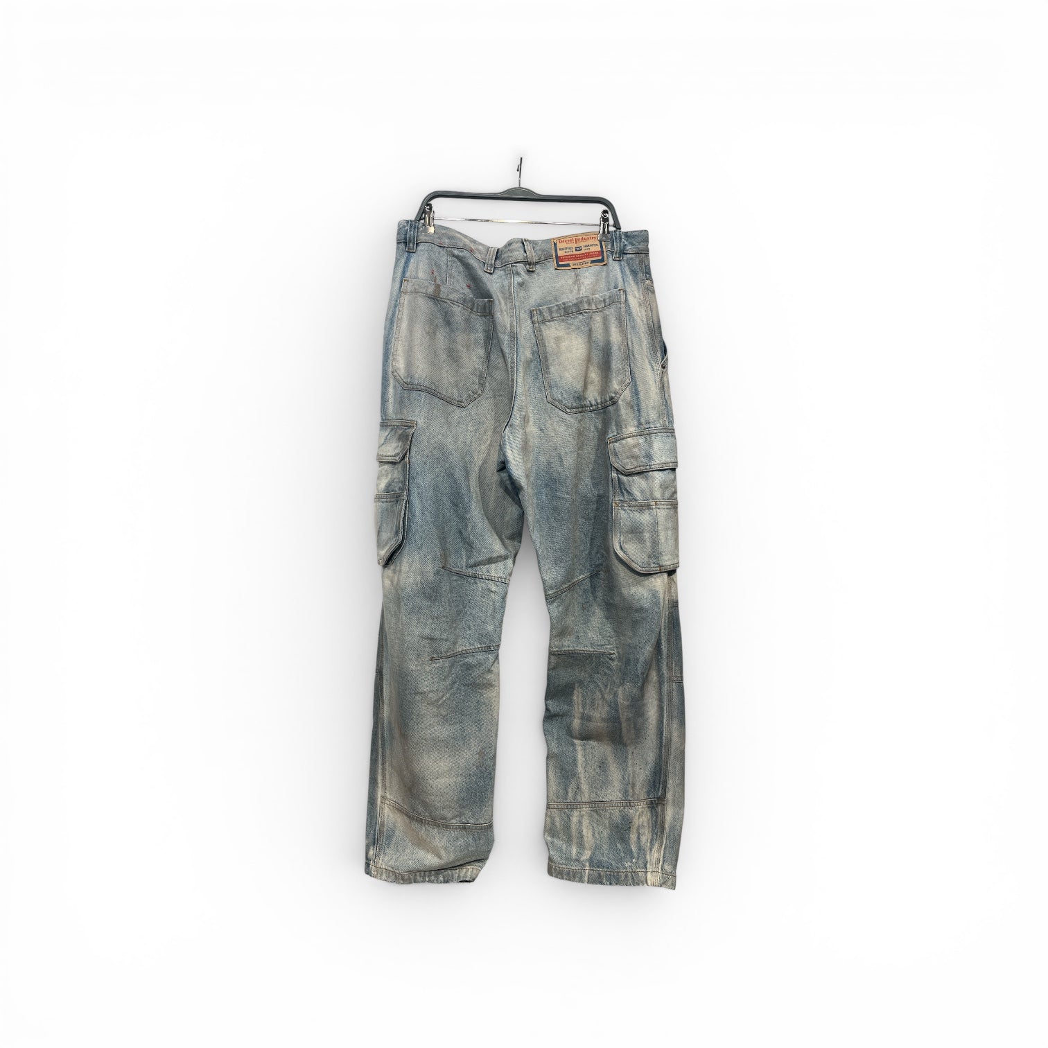DIESEL/Cargo Pants/36/Denim/BLU/LIGHTWASH view 2