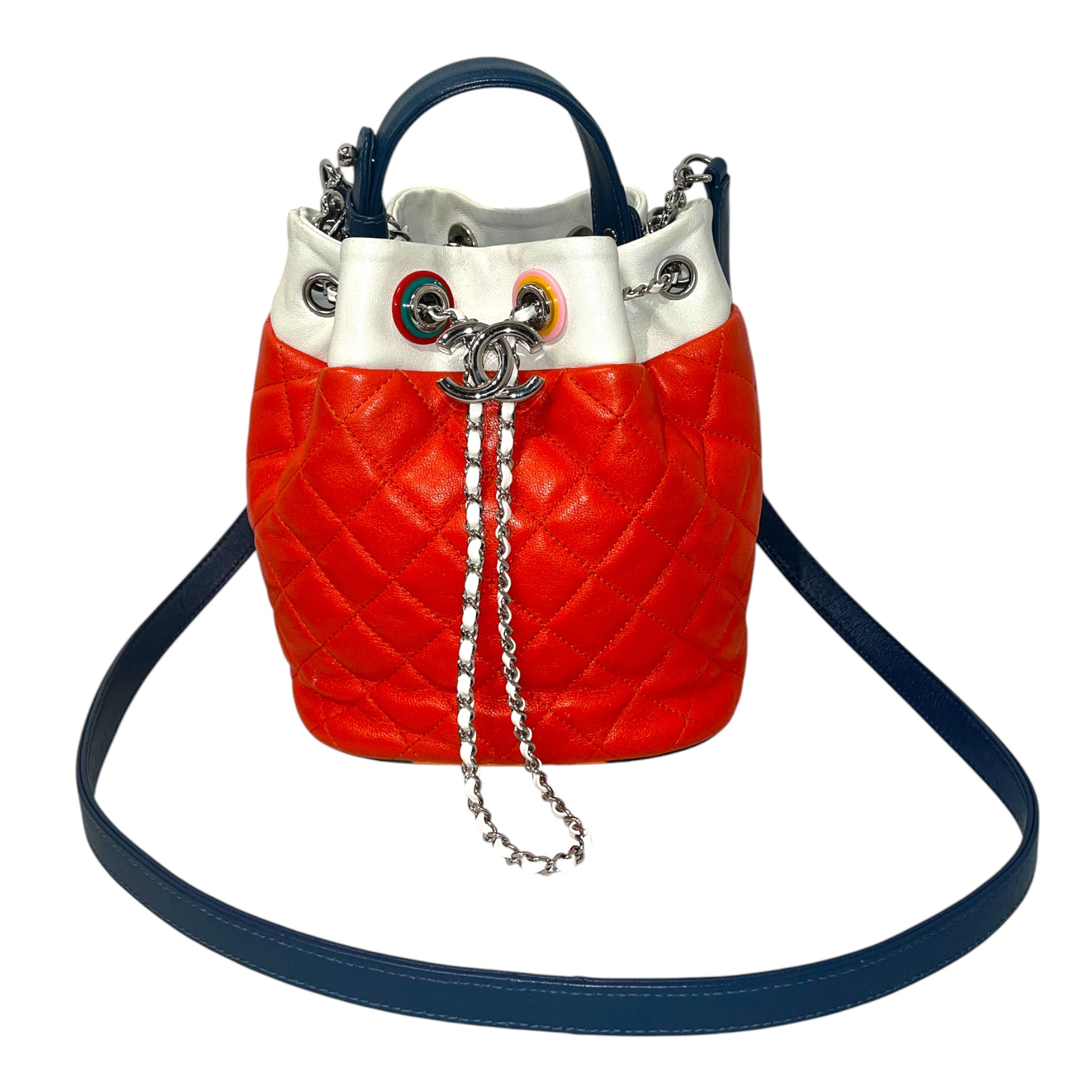 CHANEL/Bag/Lambskin/ORN/CUBA CHAIN BUCKET BAG view 6