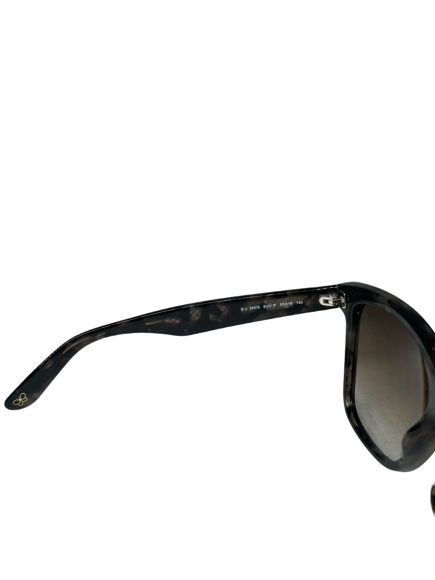 BOTTEGA VENETA/Sunglasses/Tortoiseshell Pattern/GRY/26S/S 9UU 55-16 140 view 4