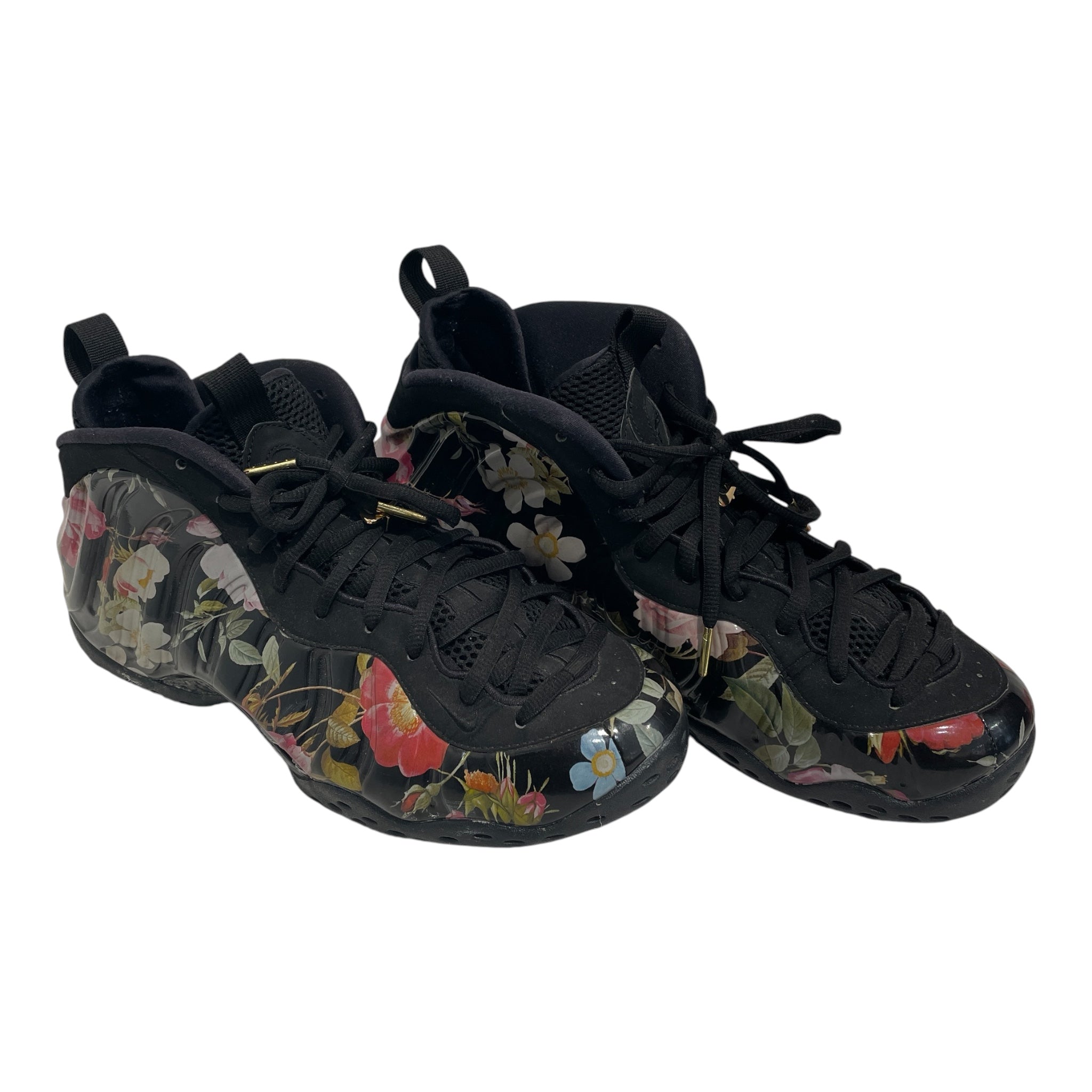 NIKE/Hi-Sneakers/US 13/Floral Pattern/BLK/314996-012 view 1