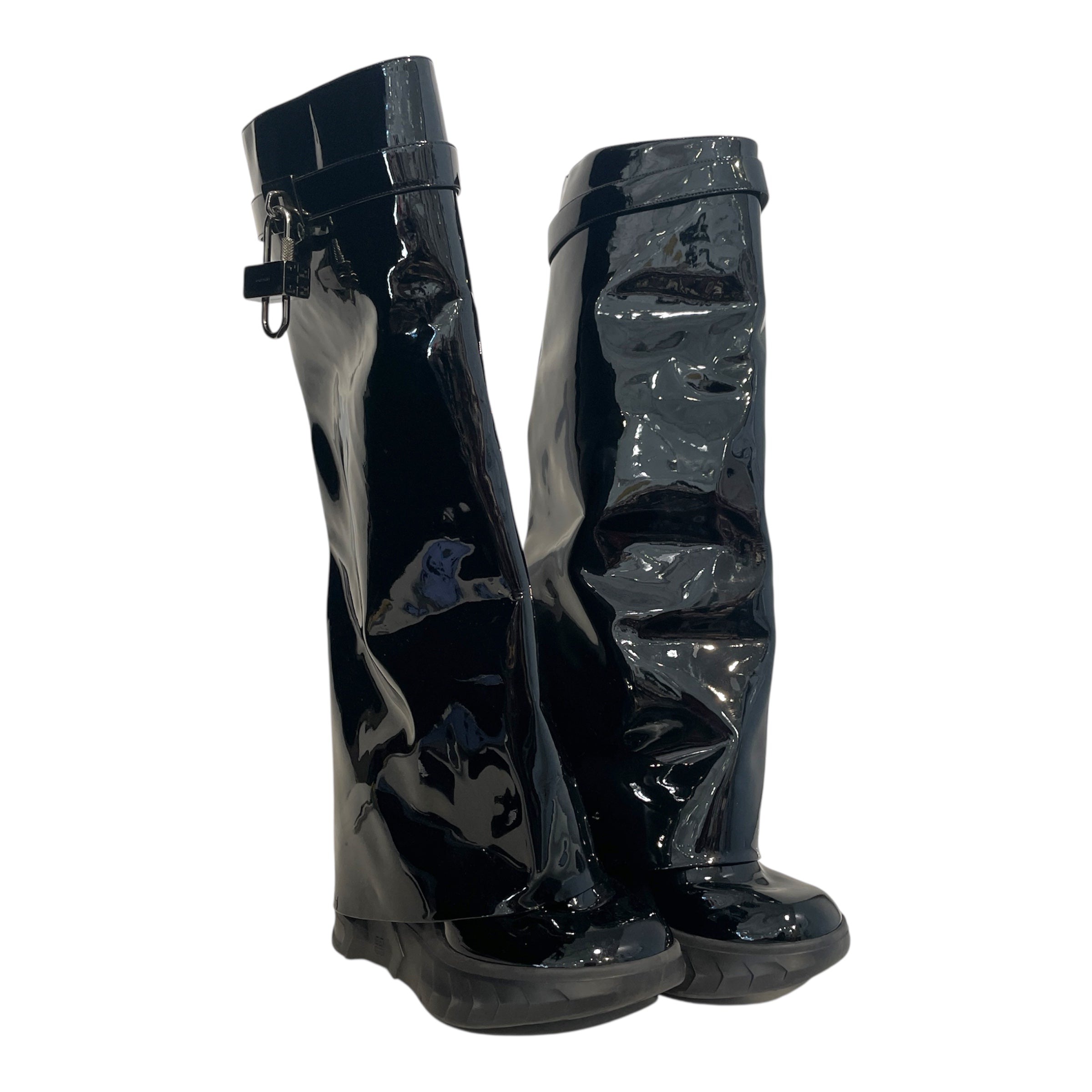 GIVENCHY/Boots/EU 37/Leather/BLK/Shark Boots view 1