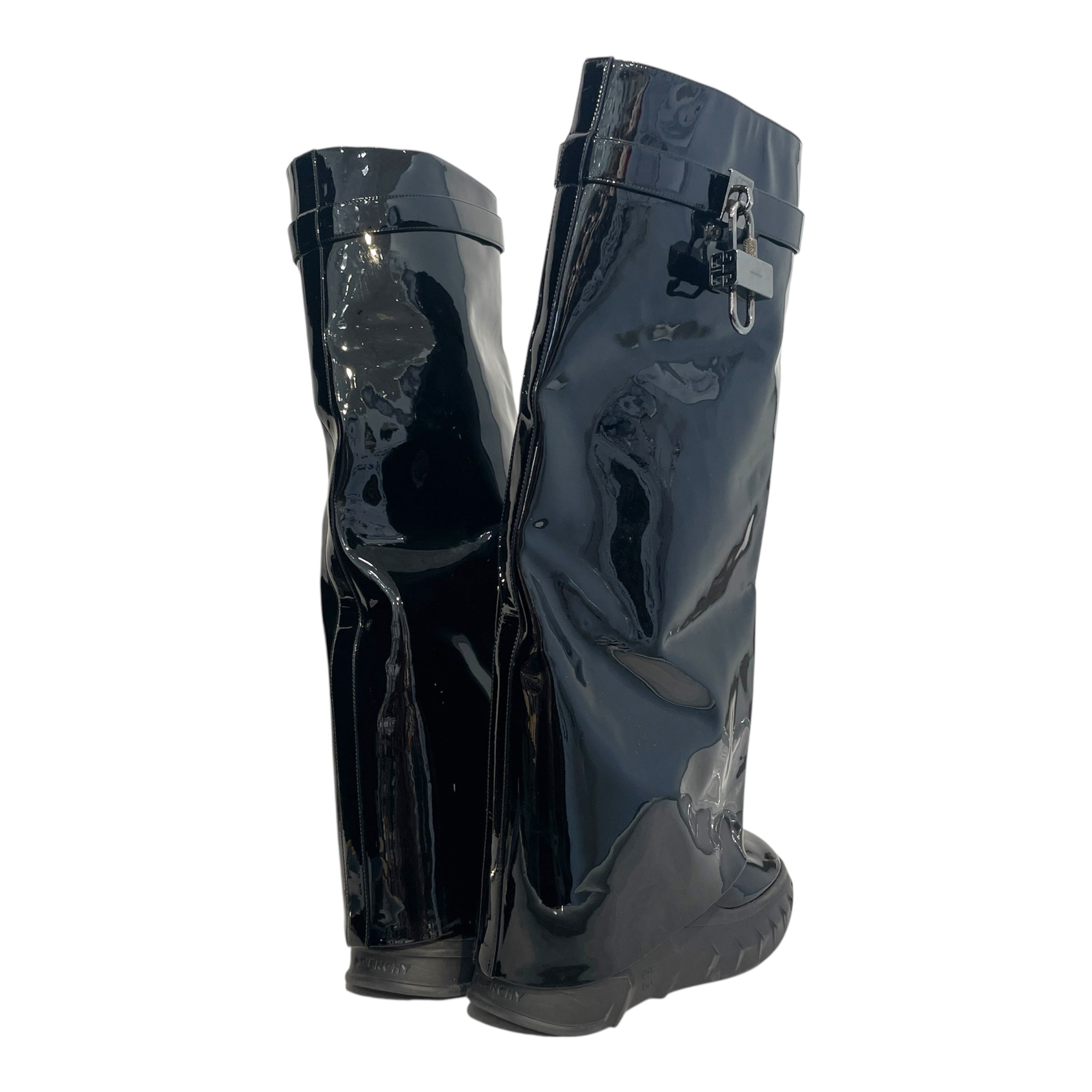 GIVENCHY/Boots/EU 37/Leather/BLK/Shark Boots view 2